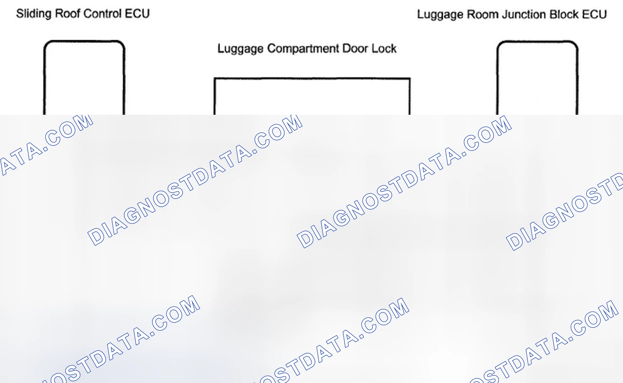Scheme 138: Luggage Compartment Door Courtesy Switch - Wiring Diagram