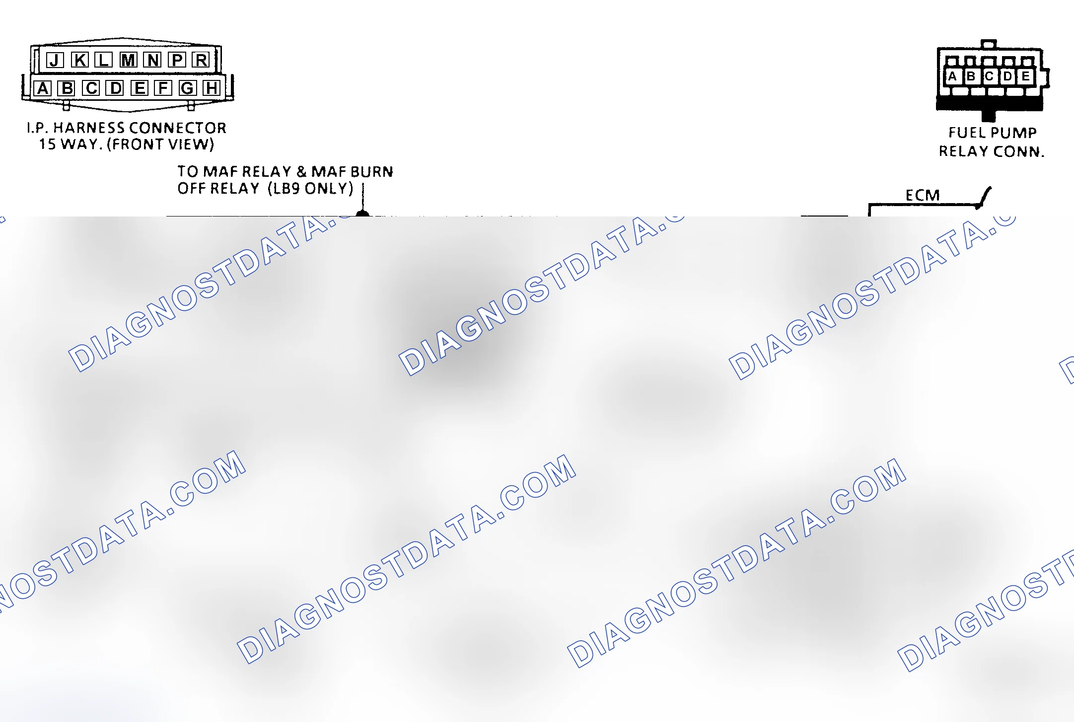 Scheme 637: Code 54, Fuel Pump Voltage Low, Schematic