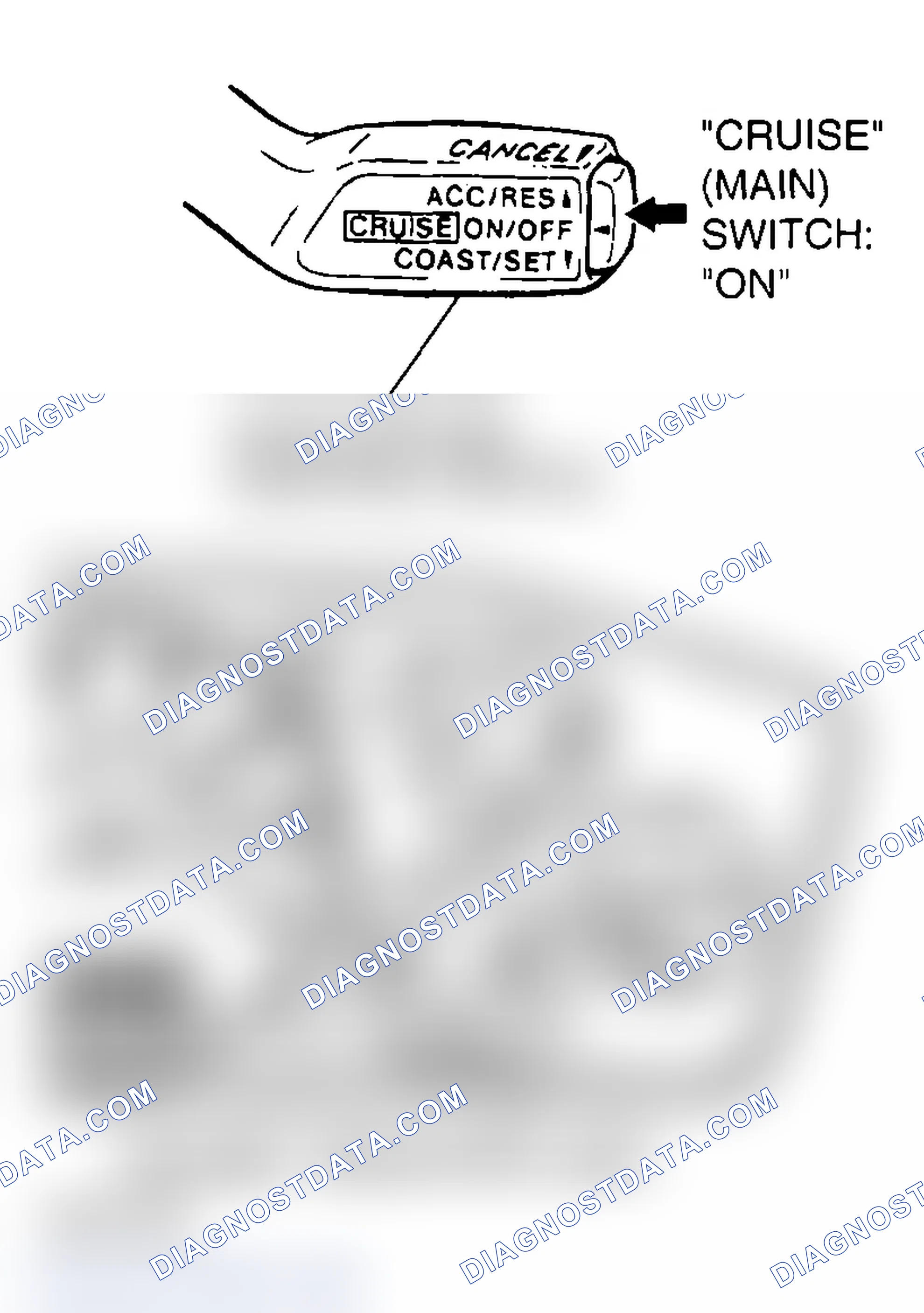 Scheme 105: AUTO-CRUISE CONTROL MAIN SWITCH CHECK
