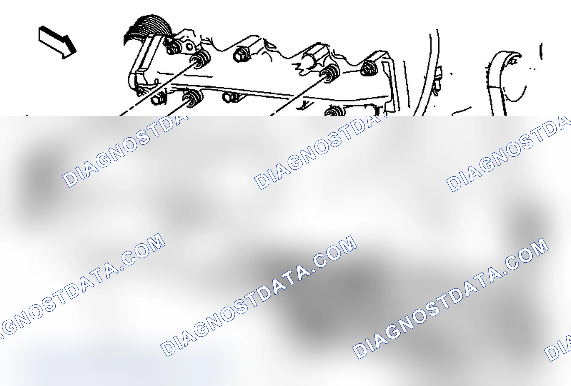 Scheme 14: Exhaust Manifold Heat Shield Replacement - Right Side (Diesel)