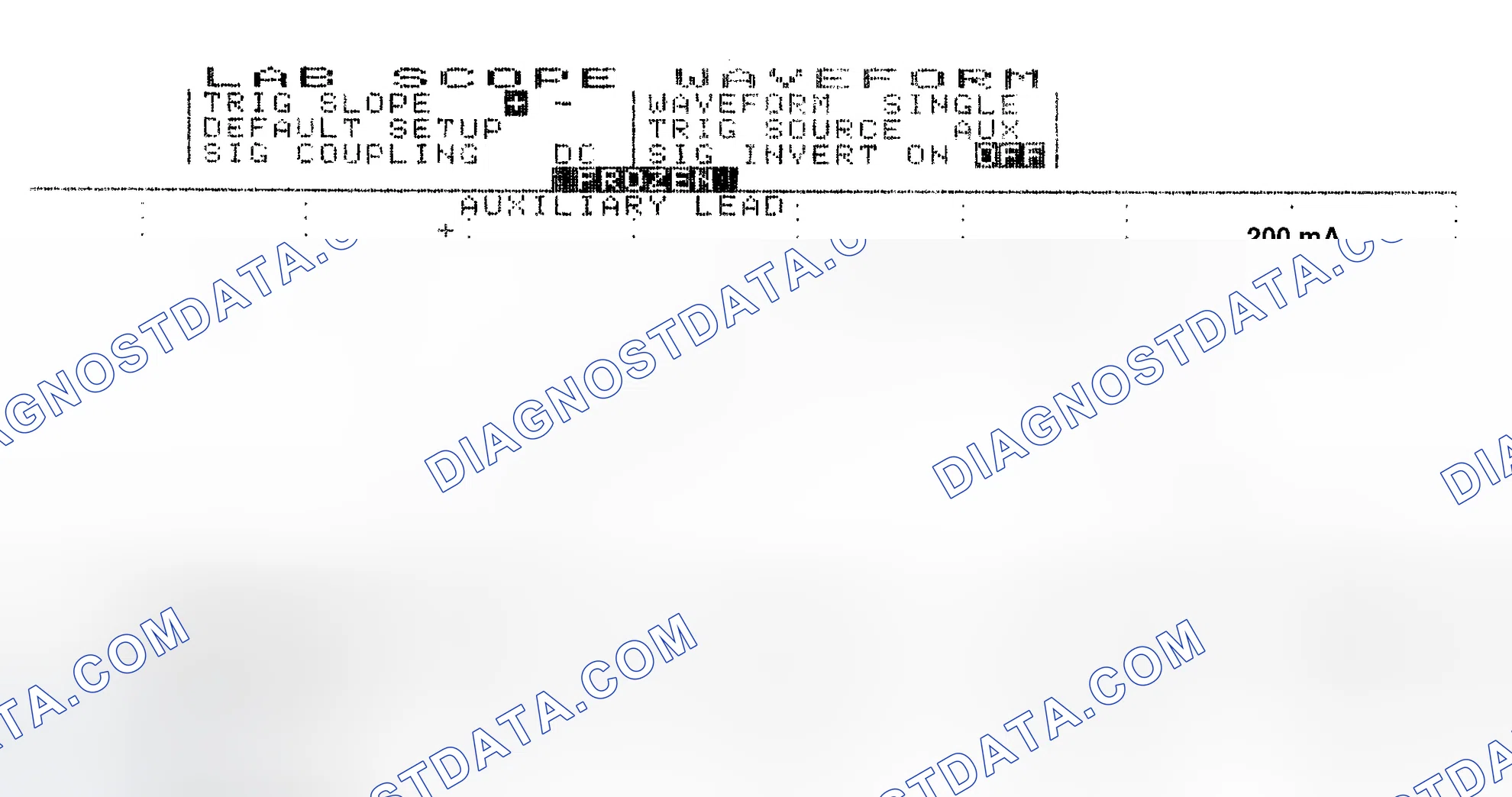 Scheme 13: Single Injector w/Normal Current Flow - Current Pattern