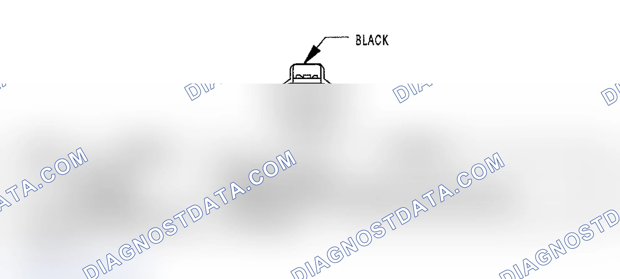 Scheme 331: ENGINE COOLANT TEMPERATURE SENSOR HARNESS CONNECTOR END VIEW