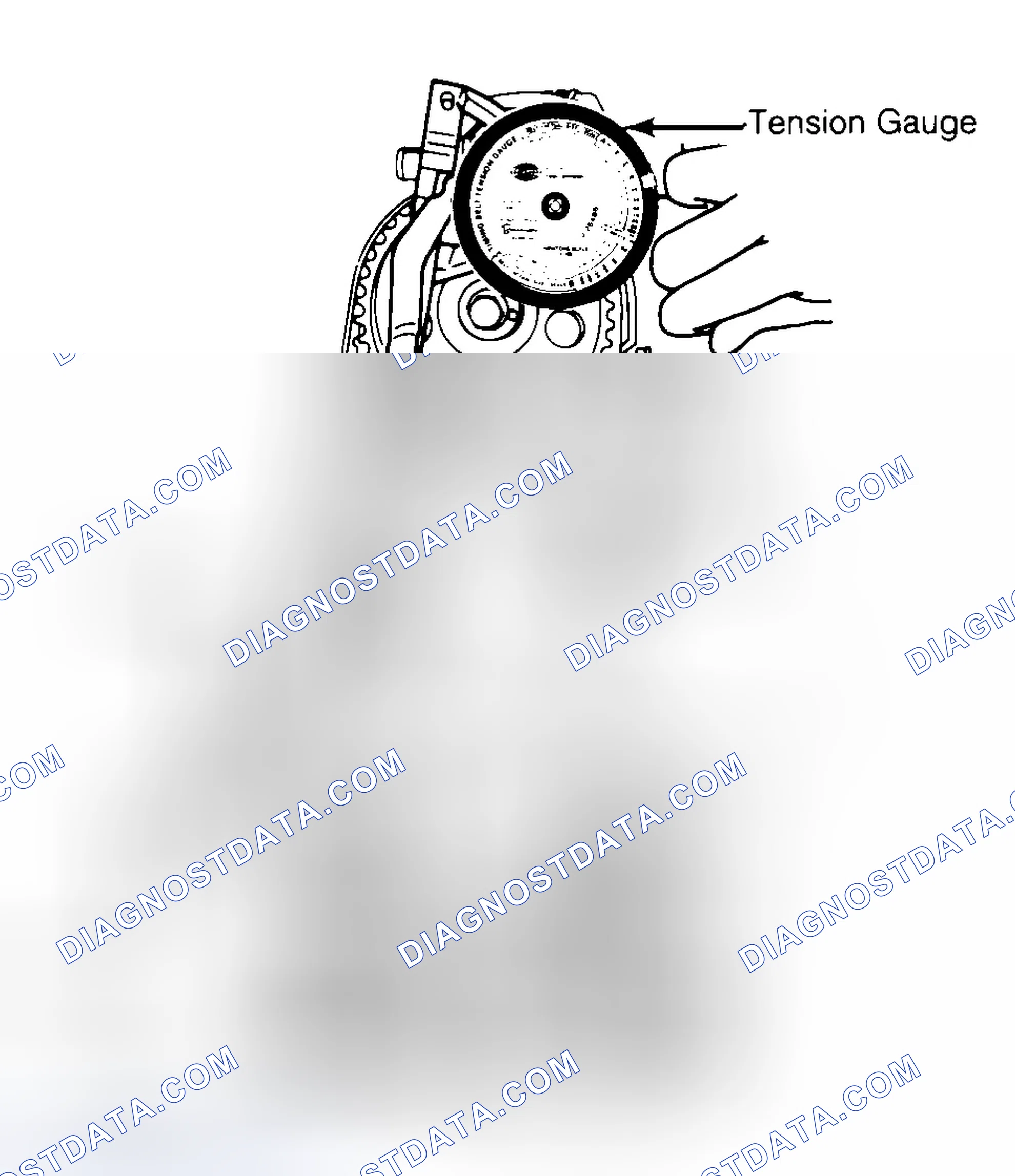 Scheme 3: Adjusting Typical Timing Belt Tension