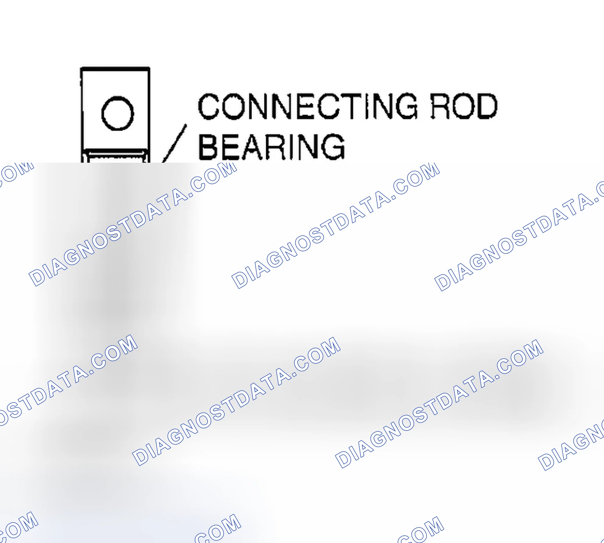 Scheme 53: CONNECTING ROD BEARING ASSEMBLY NOTE
