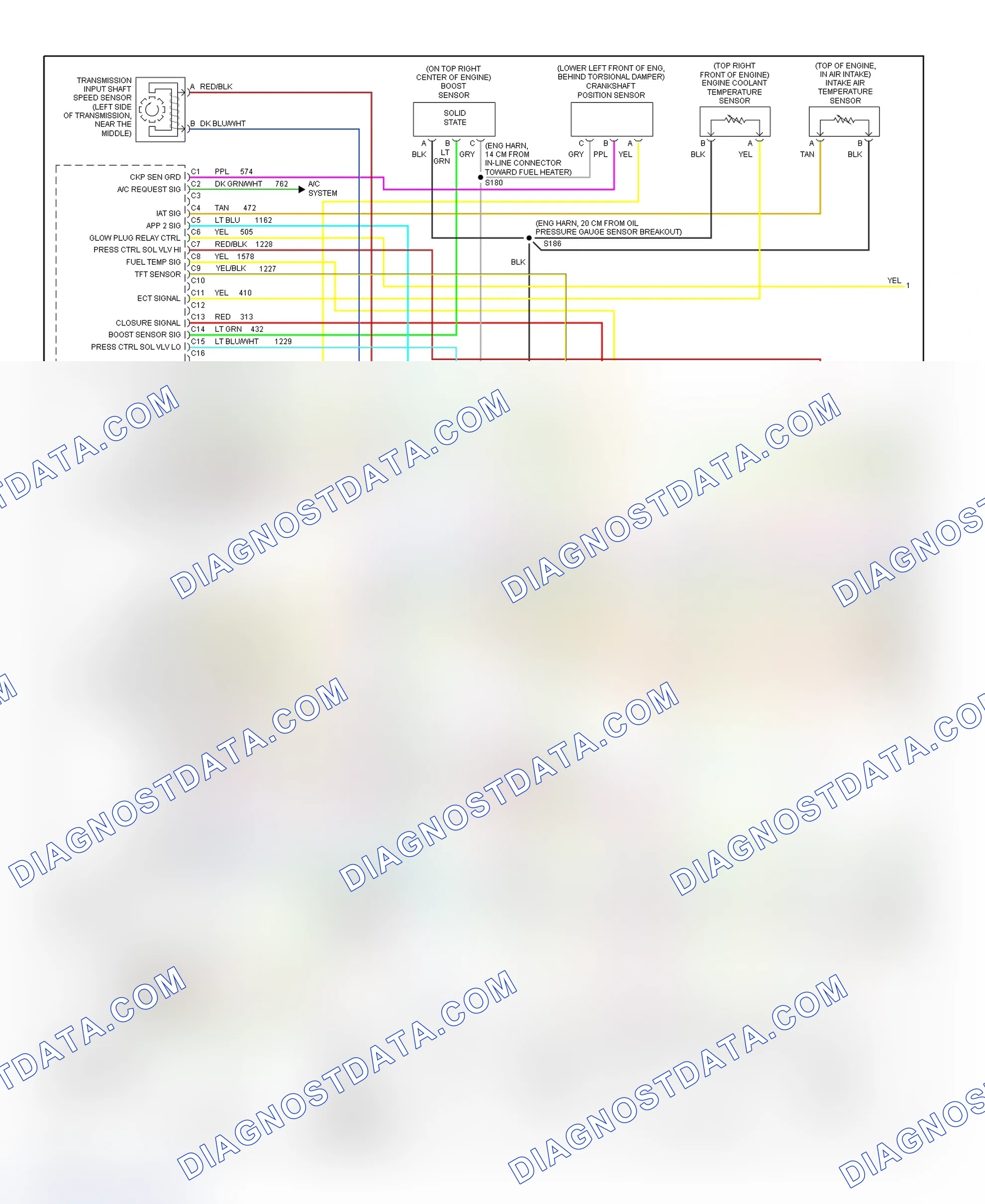 Scheme 102: PCM Wiring Diagram (Forward Control - Motorhome Chassis - 6.5L - 1 Of 4)