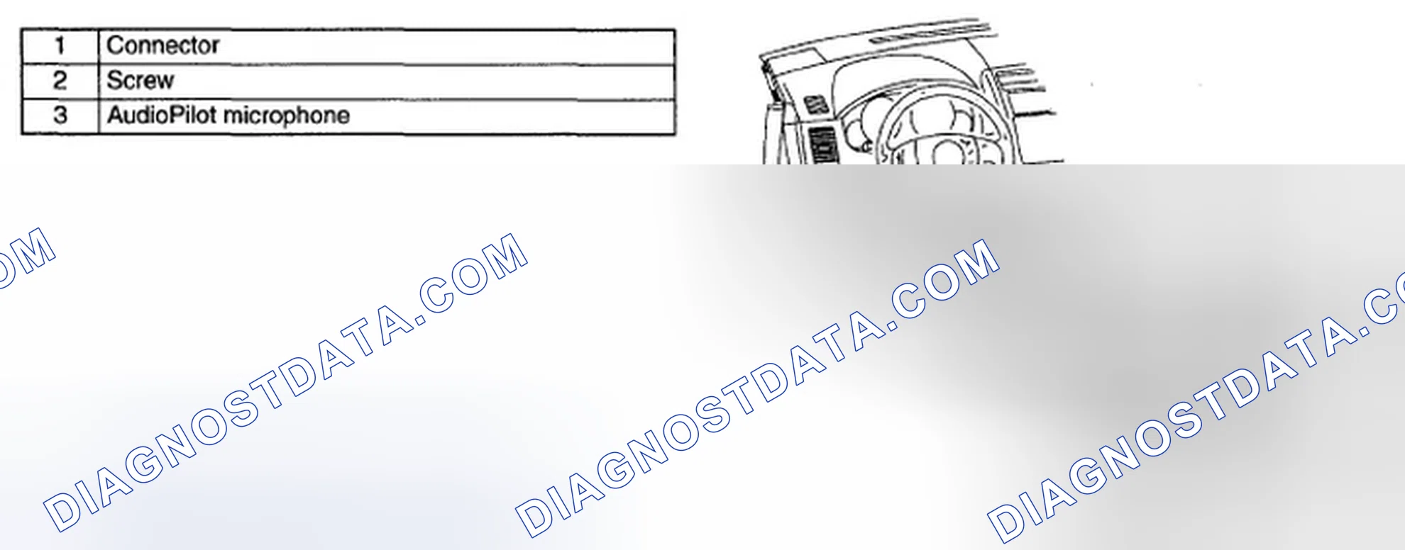 Scheme 20: AUDIOPILOT MICROPHONE REMOVAL/INSTALLATION