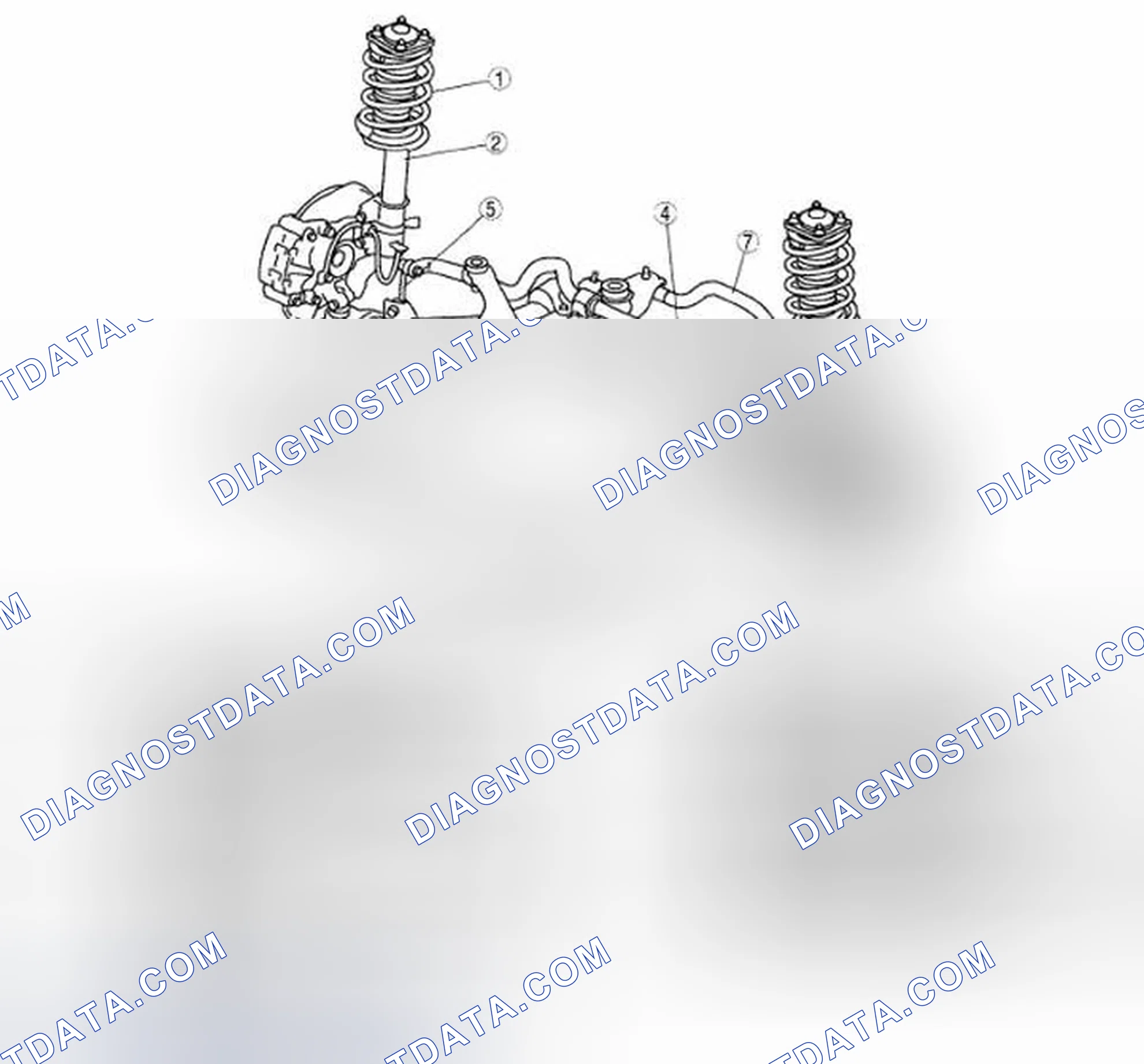 Scheme 2: FRONT SUSPENSION LOCATION INDEX
