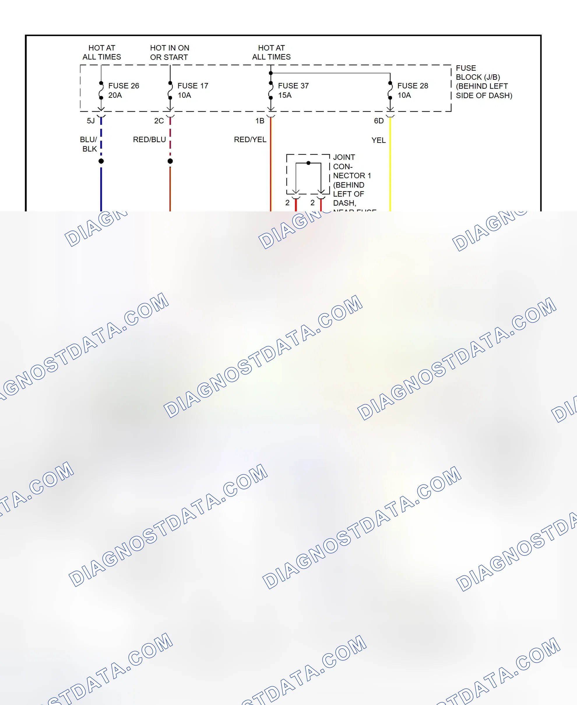 Scheme 105: Shift Interlock System Wiring Diagram (Infiniti Q45)
