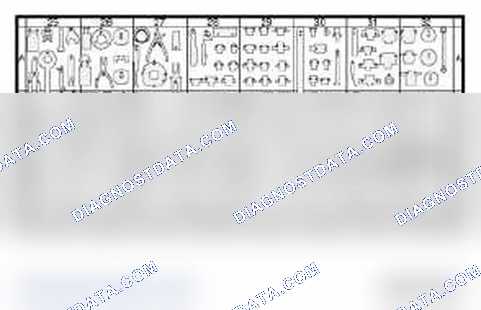 Scheme 123: 00 0 040 Special tool board IV complete