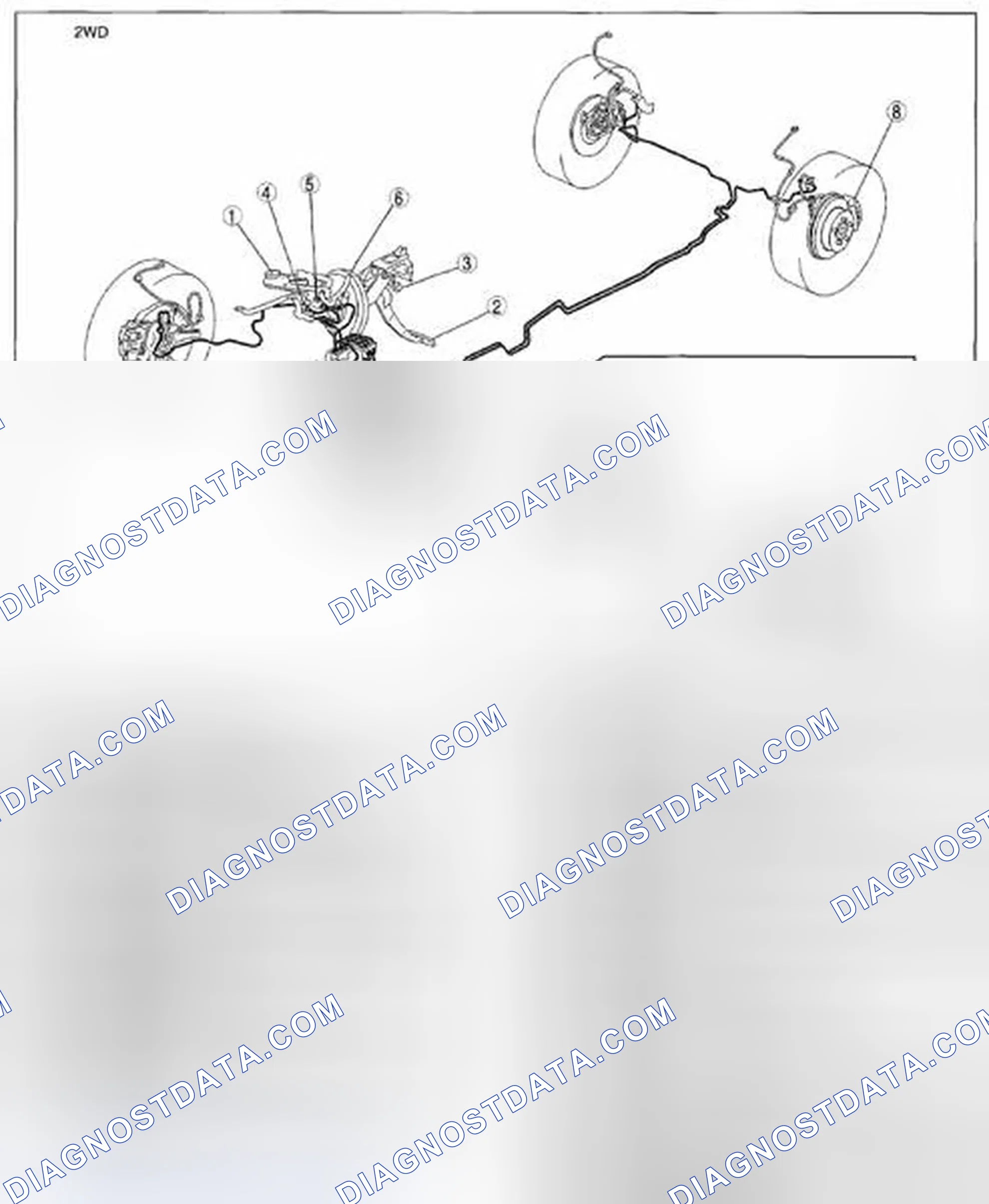 Scheme 1: CONVENTIONAL BRAKE SYSTEM LOCATION INDEX