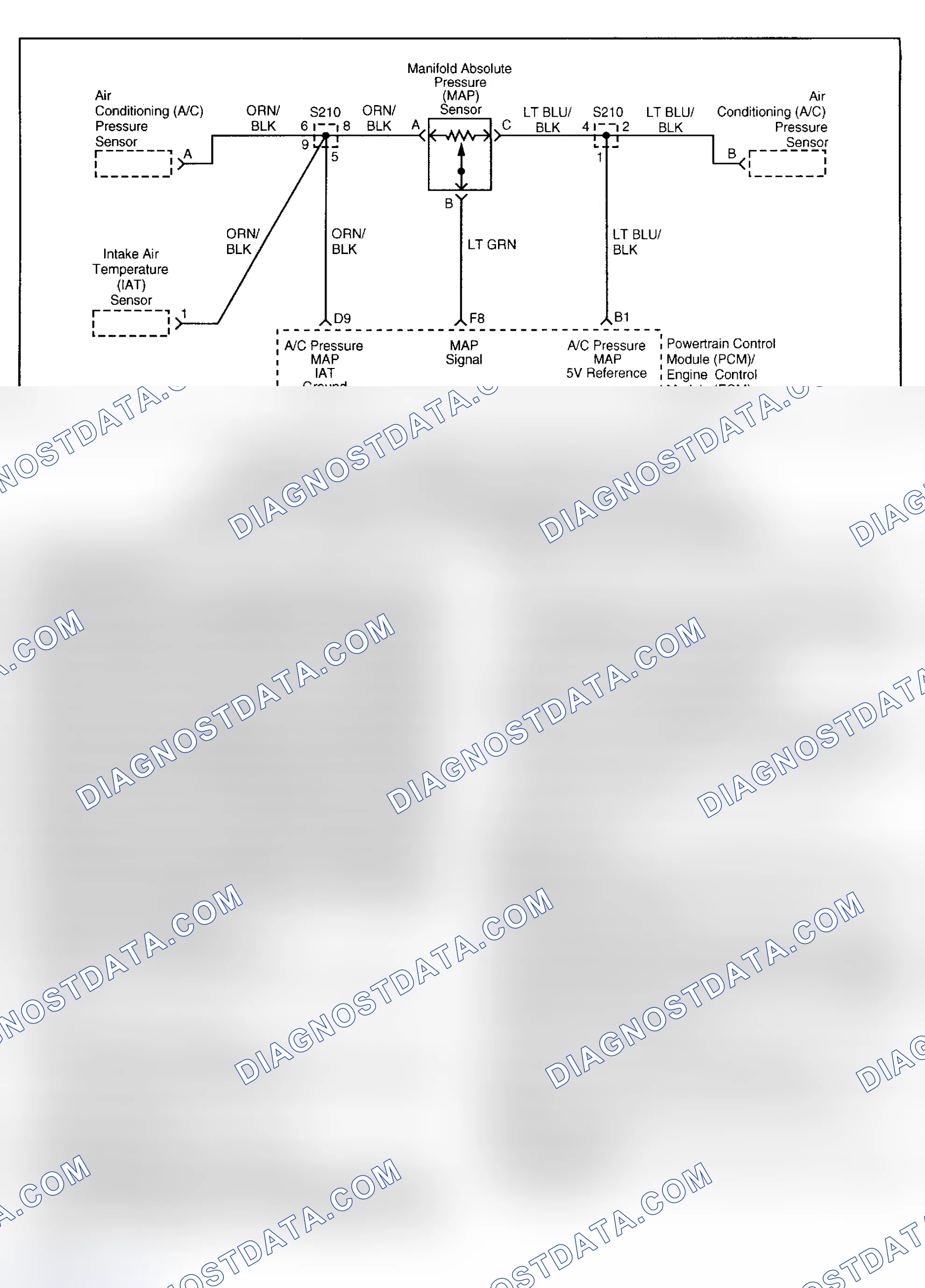 Scheme 23: DTC P0107: MANIFOLD ABSOLUTE PRESSURE LOW VOLTAGE