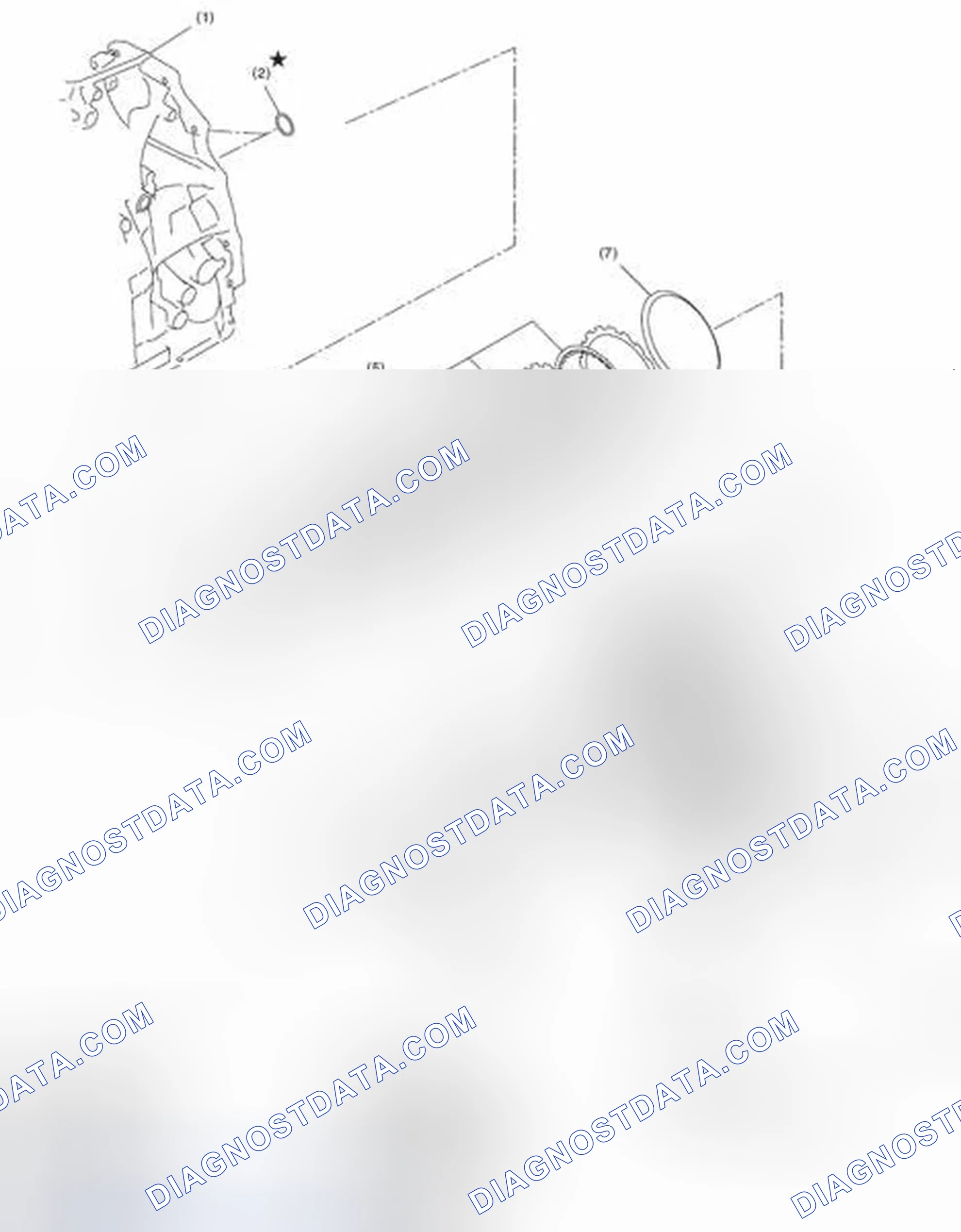 Scheme 881: REVERSE BRAKE ASSEMBLY AND INTERMEDIATE CASE