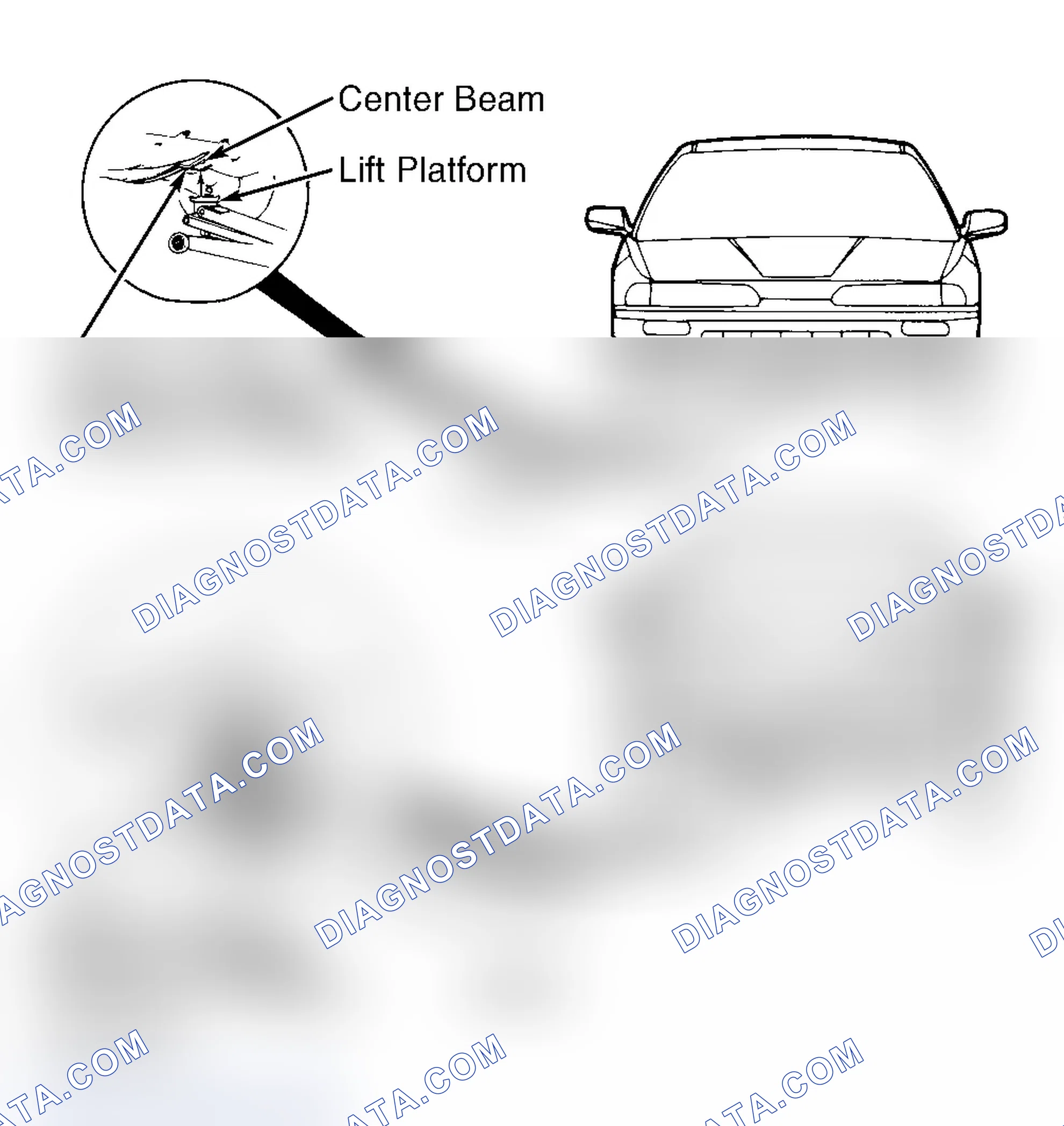 Scheme 1: Identifying Floor Jack Lifting Points Courtesy of American Honda Motor Co., Inc.