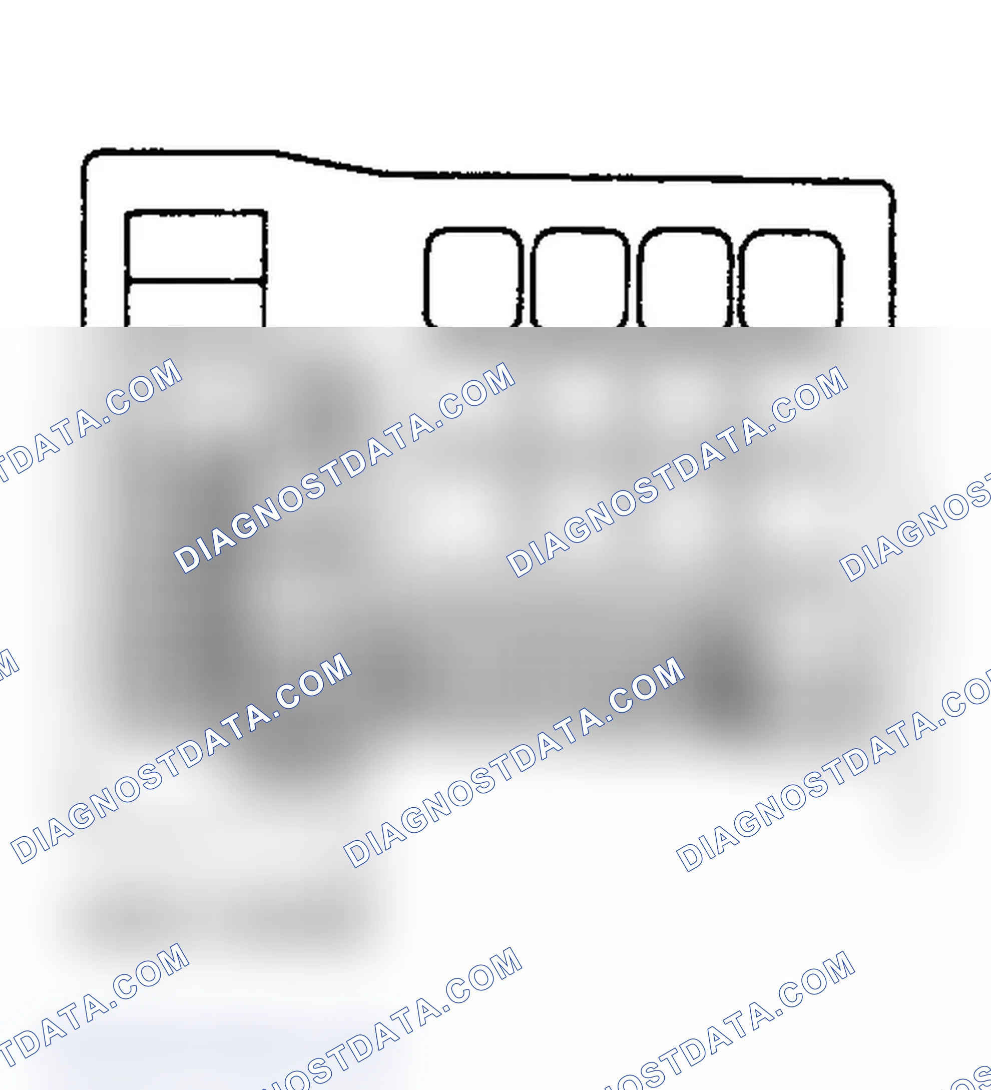 Scheme 15: ENGINE COMPARTMENT FUSE PANEL IDENTIFICATION - 2.4L (1996)