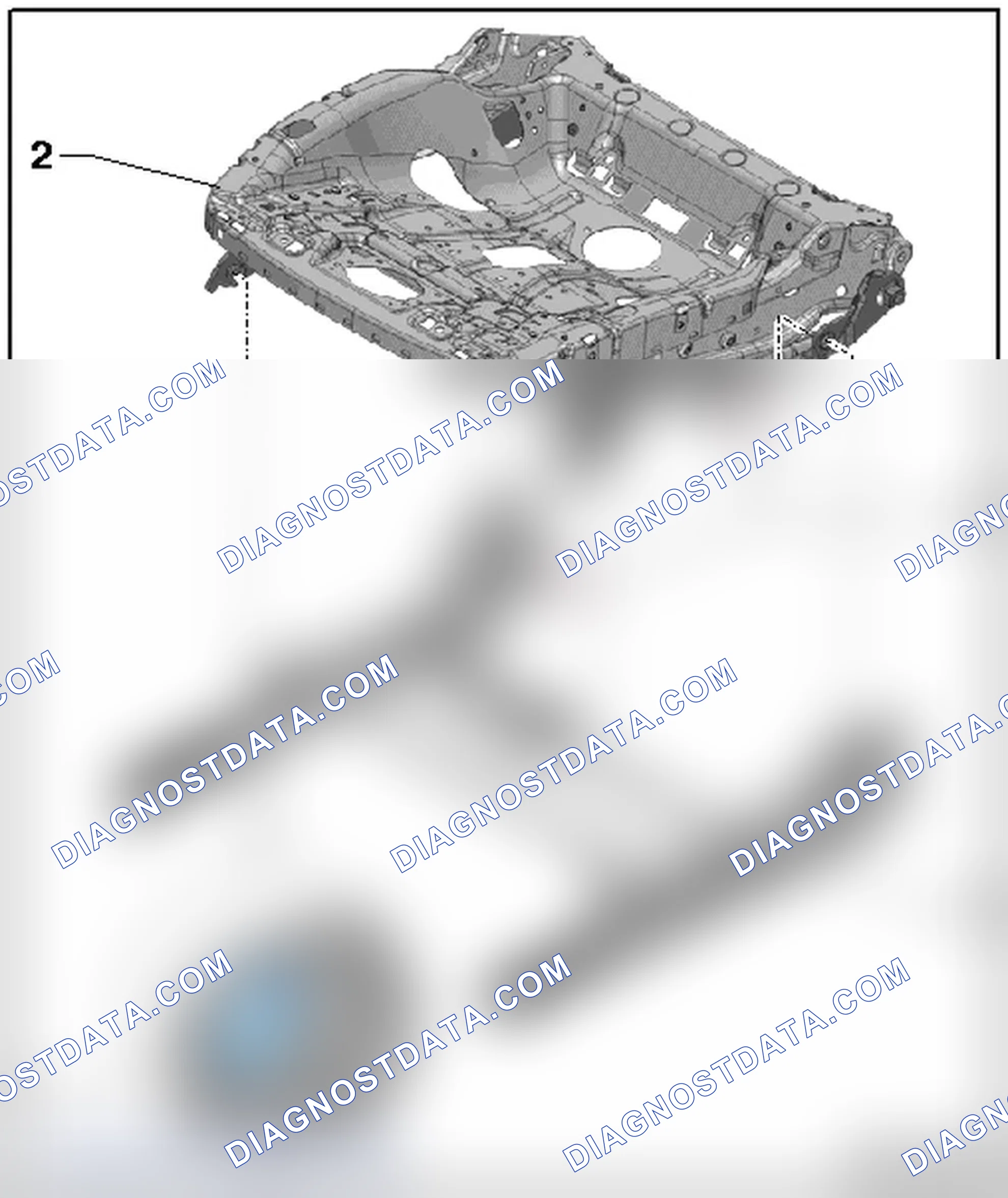 Scheme 101: SEAT FRAME ASSEMBLY OVERVIEW