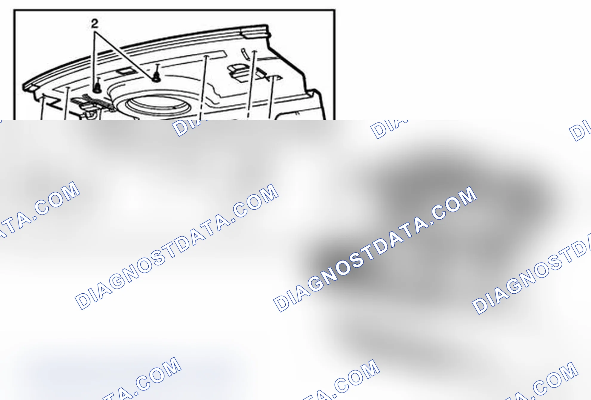 Scheme 84: Rear Compartment Rear Window Lower Trim Replacement