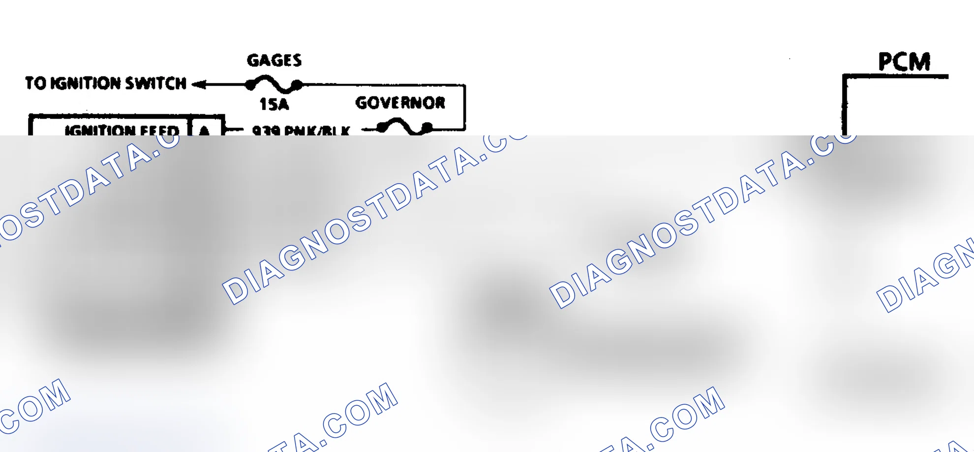 Scheme 47: Code 31 Schematic (5.7L "G" Series) Engine Speed Sensor Governor