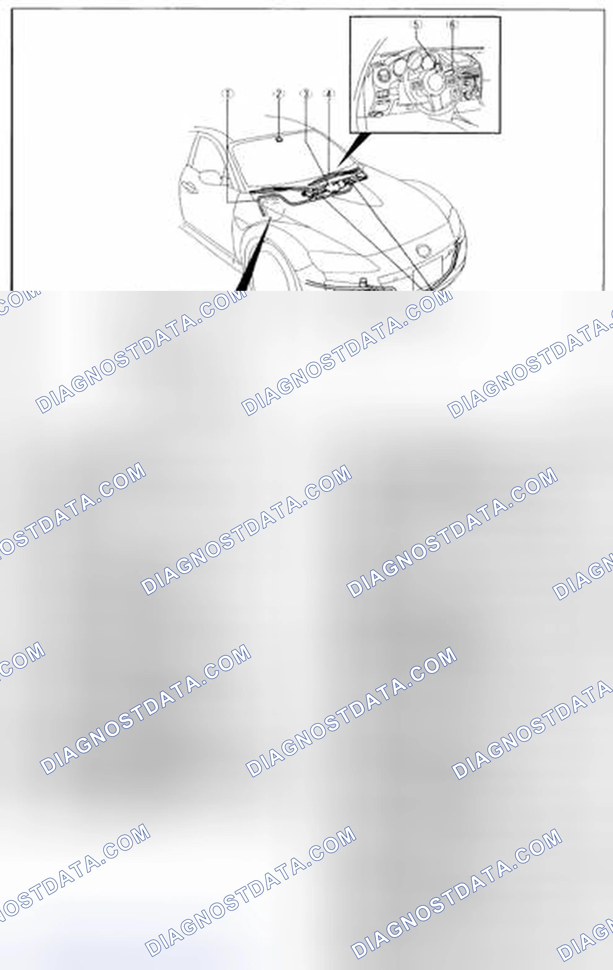 Scheme 1: WIPER/WASHER SYSTEM LOCATION INDEX
