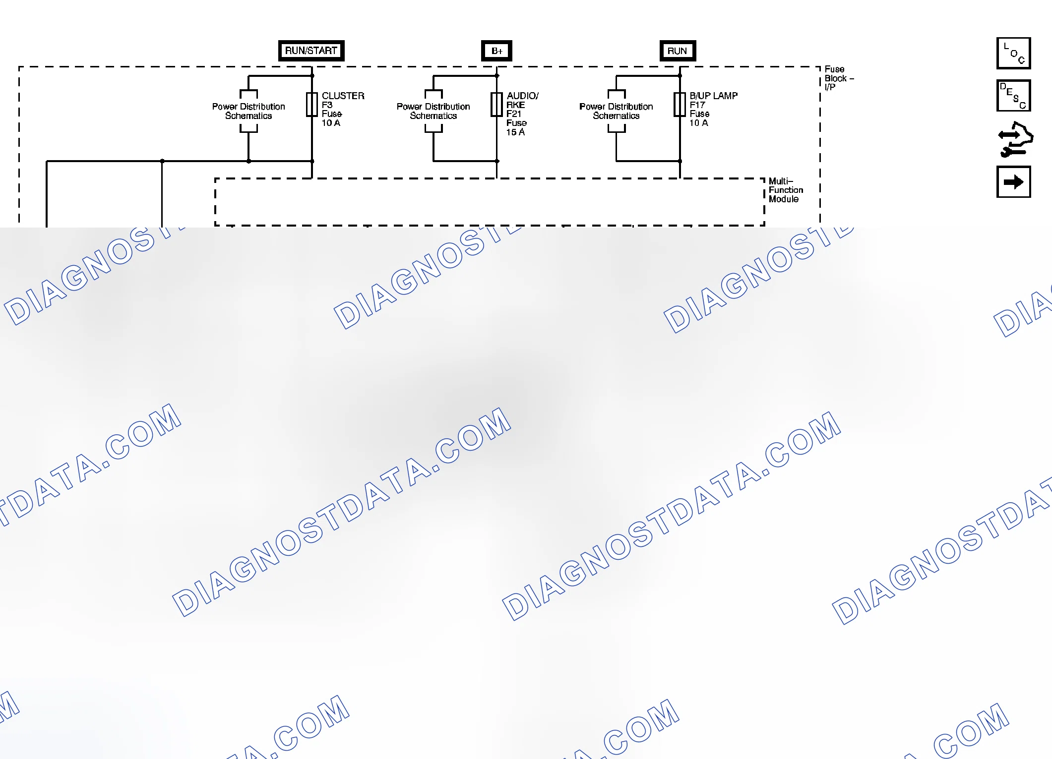 Scheme 1: Headlights/Daytime Running Lights (DRL) Schematics (Notchback)