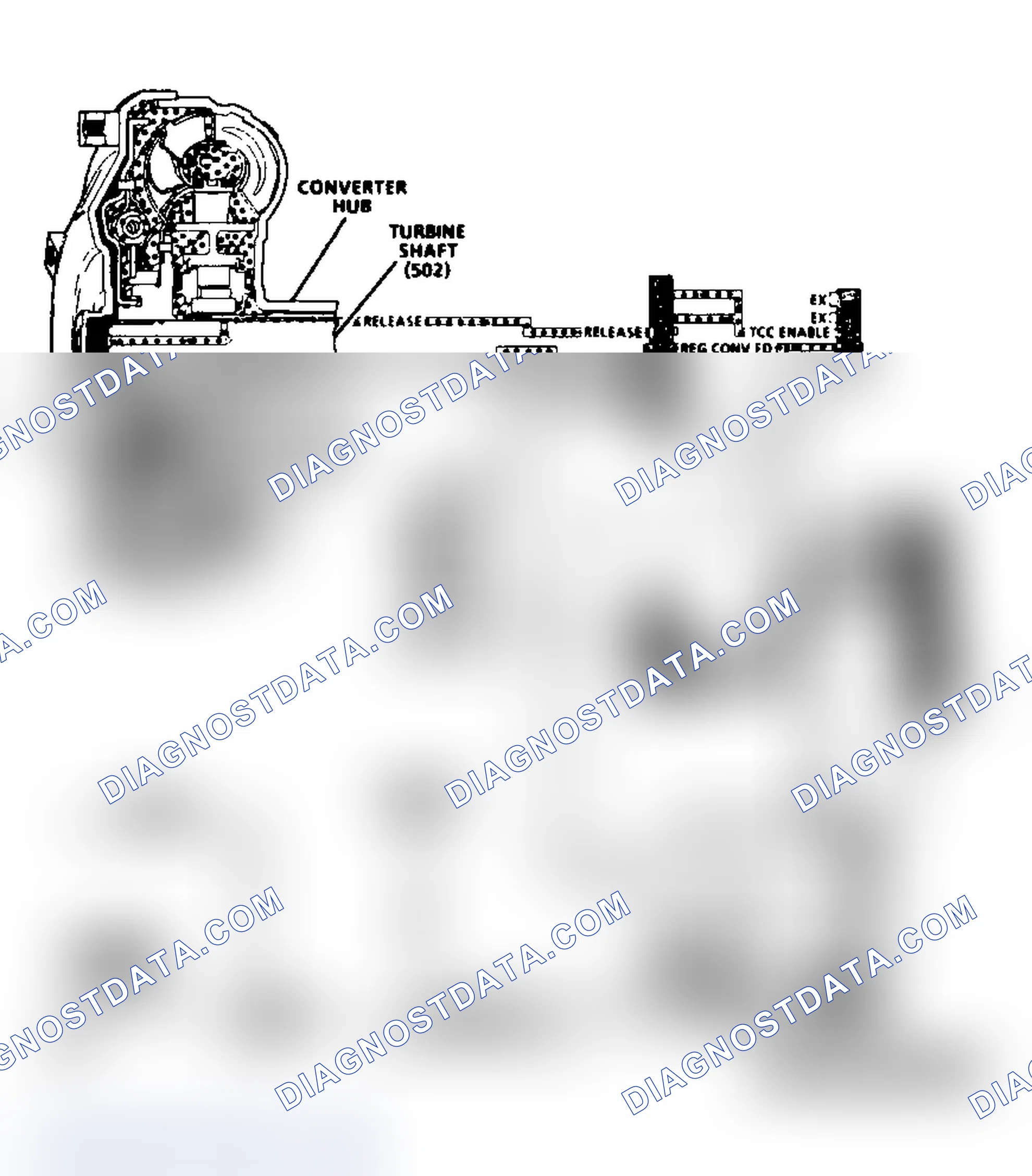 Scheme 299: Code 69 Schematic (4L80-E Gasoline) Torque Converter Clutch Stuck On