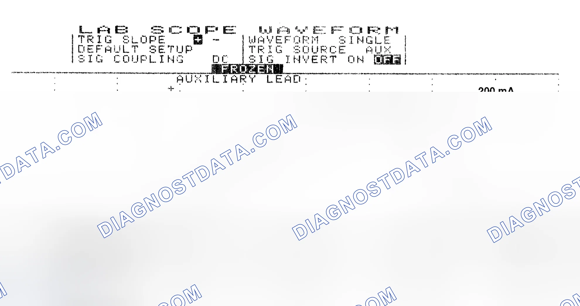 Scheme 13: Single Injector w/Normal Current Flow - Current Pattern