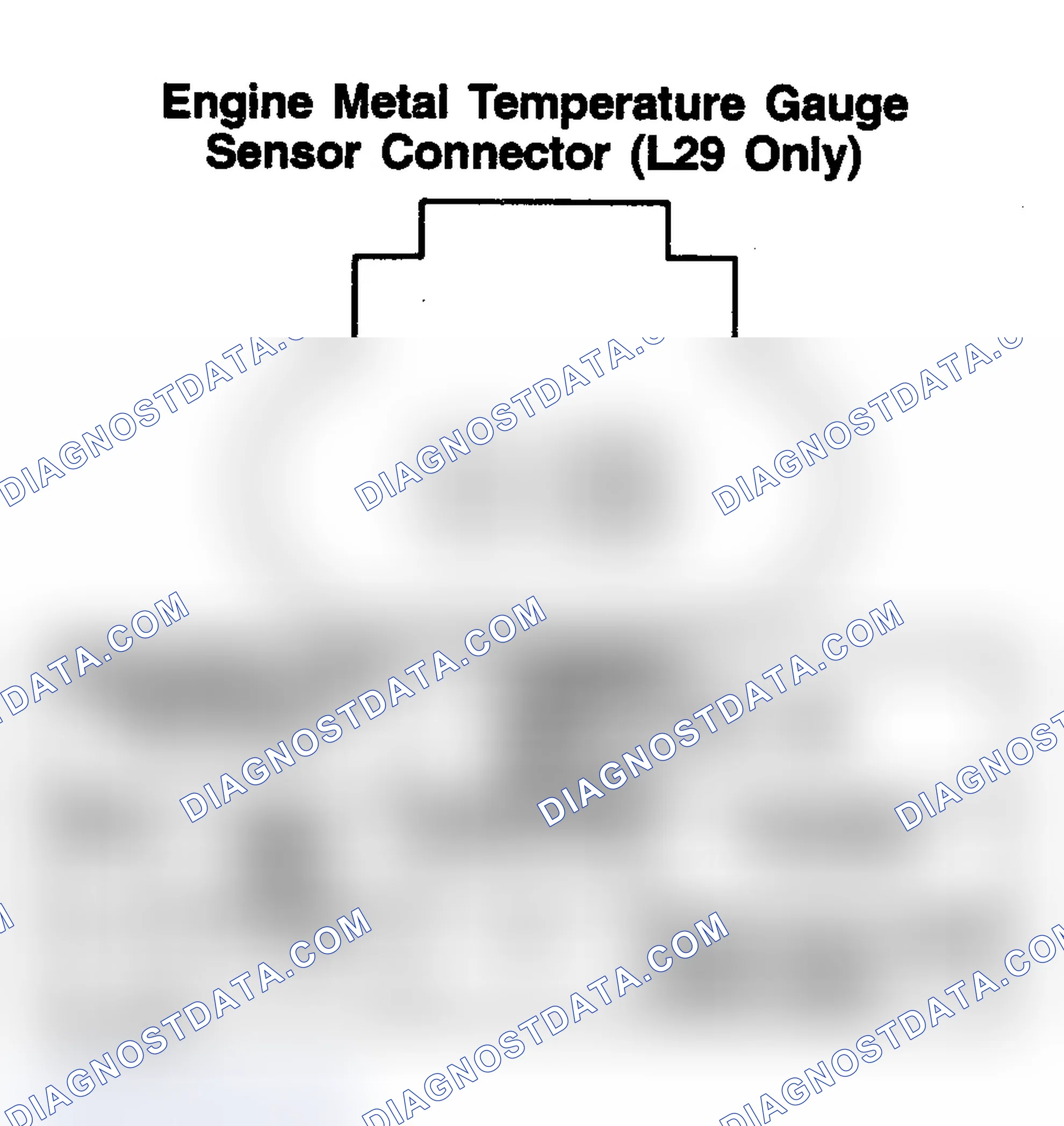 Scheme 149: ENGINE METAL TEMPERATURE GAUGE SENSOR (L29 ONLY)