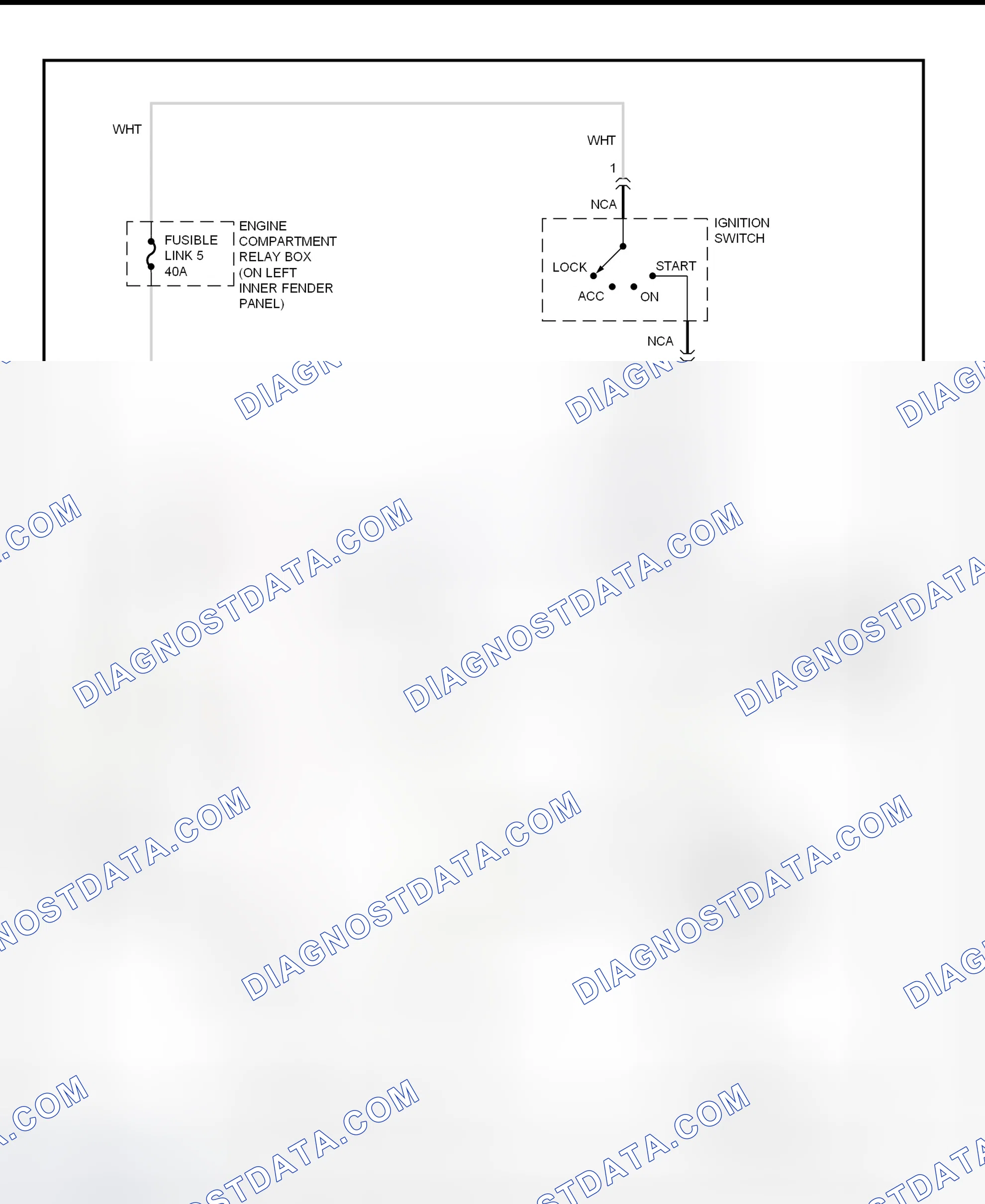 Scheme 12: Starting System Wiring Diagram (Montero Sport - M/T)