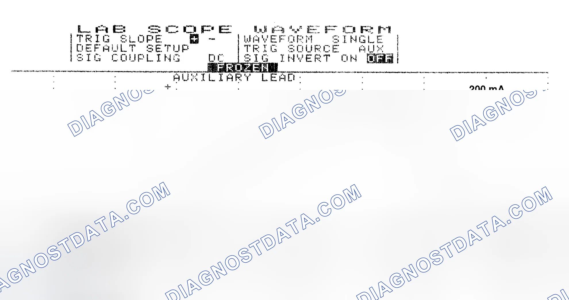 Scheme 13: Single Injector w/Normal Current Flow - Current Pattern