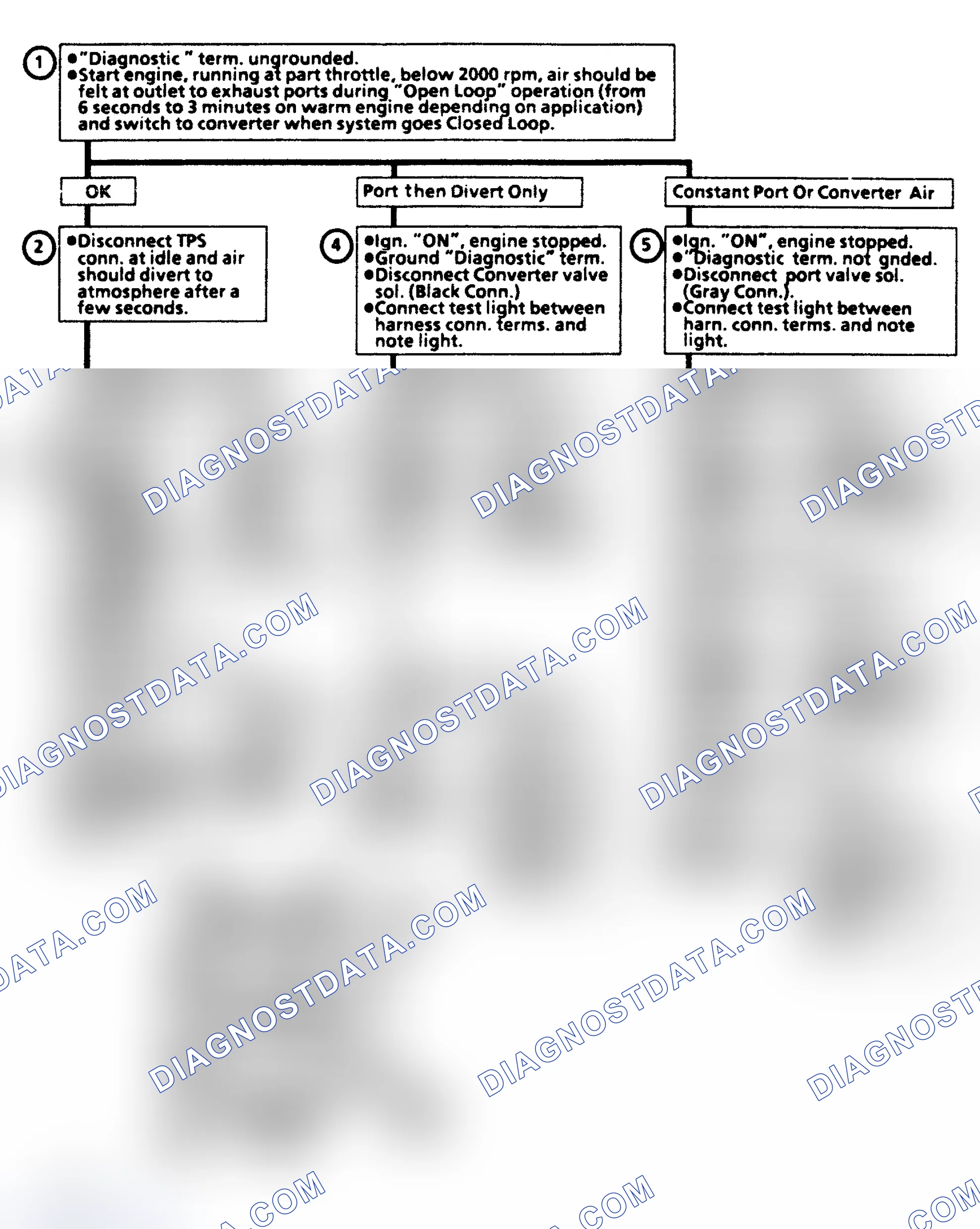 Scheme 306: Flow Chart C6B, Air Management Check (5.0/5.7L)