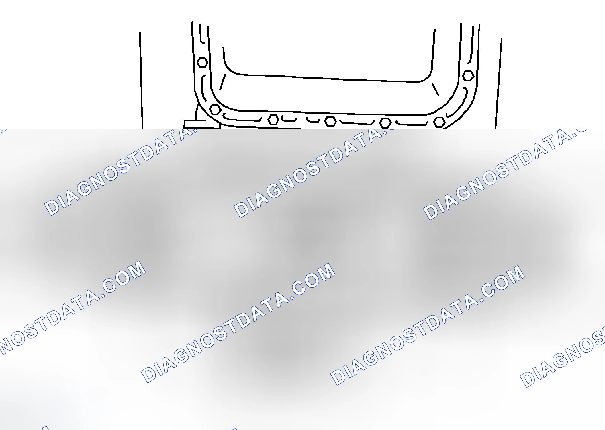 Scheme 441: TRANSMISSION REAR CROSSMEMBER AND REAR CUSHION RUBBER