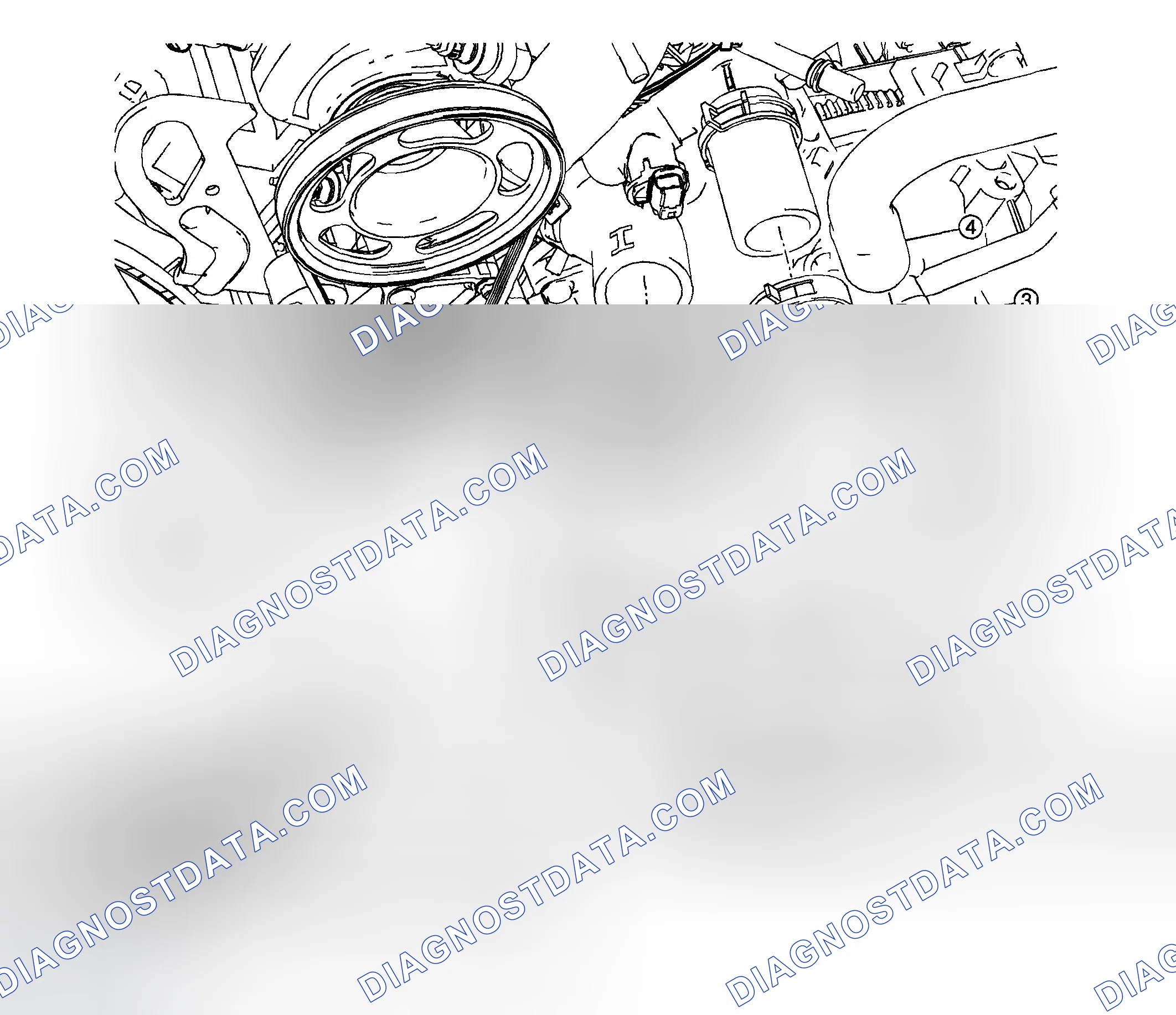 Scheme 28: THERMOSTAT HOUSING - 3.0L (4V)