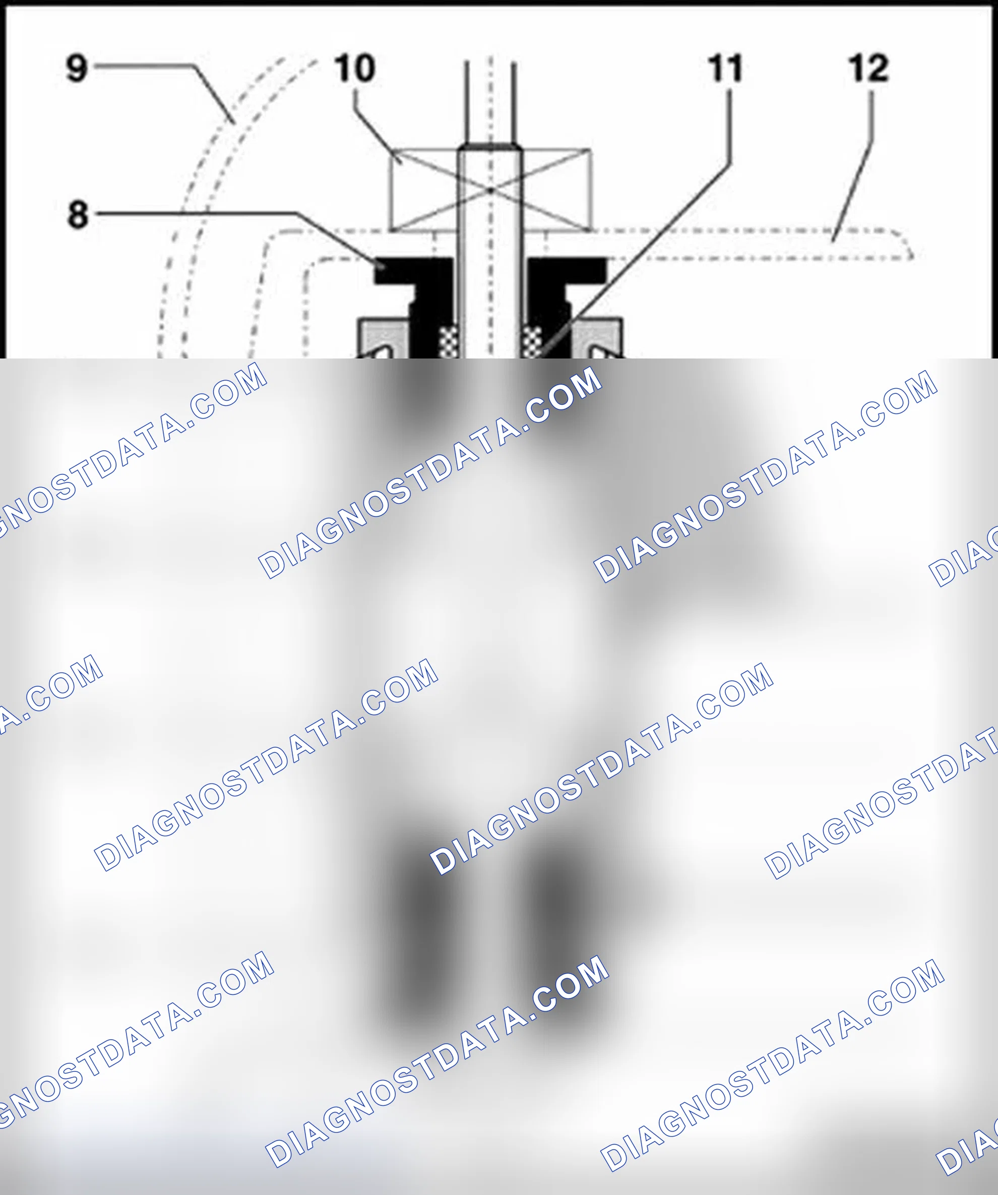 Scheme 167: Bumper, mounting to shock absorber