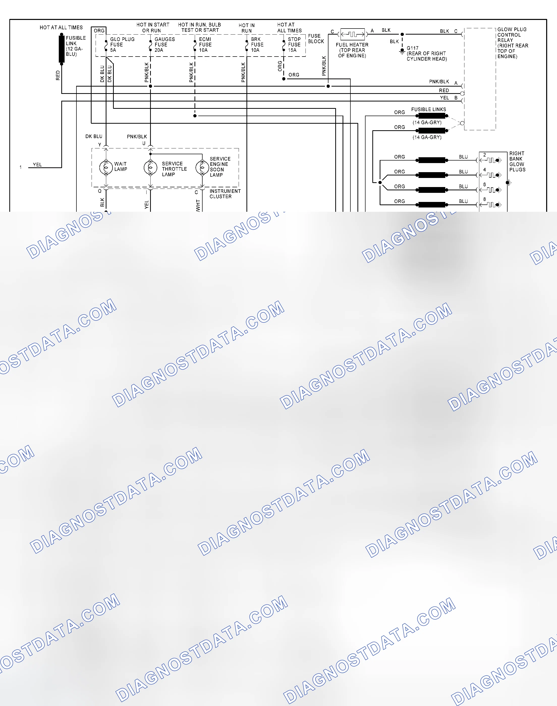 Scheme 249: Wiring Diagram For Van - VIN P With 4L60-E (2 Of 2)