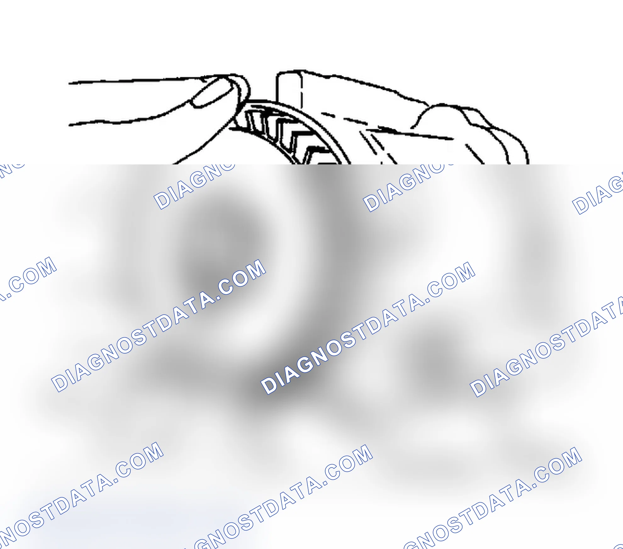Scheme 37: Removing Centrifugal Fan Filter from Air Injection Pump with Pulley Removed Be careful that fragments do not enter air intake hole.
