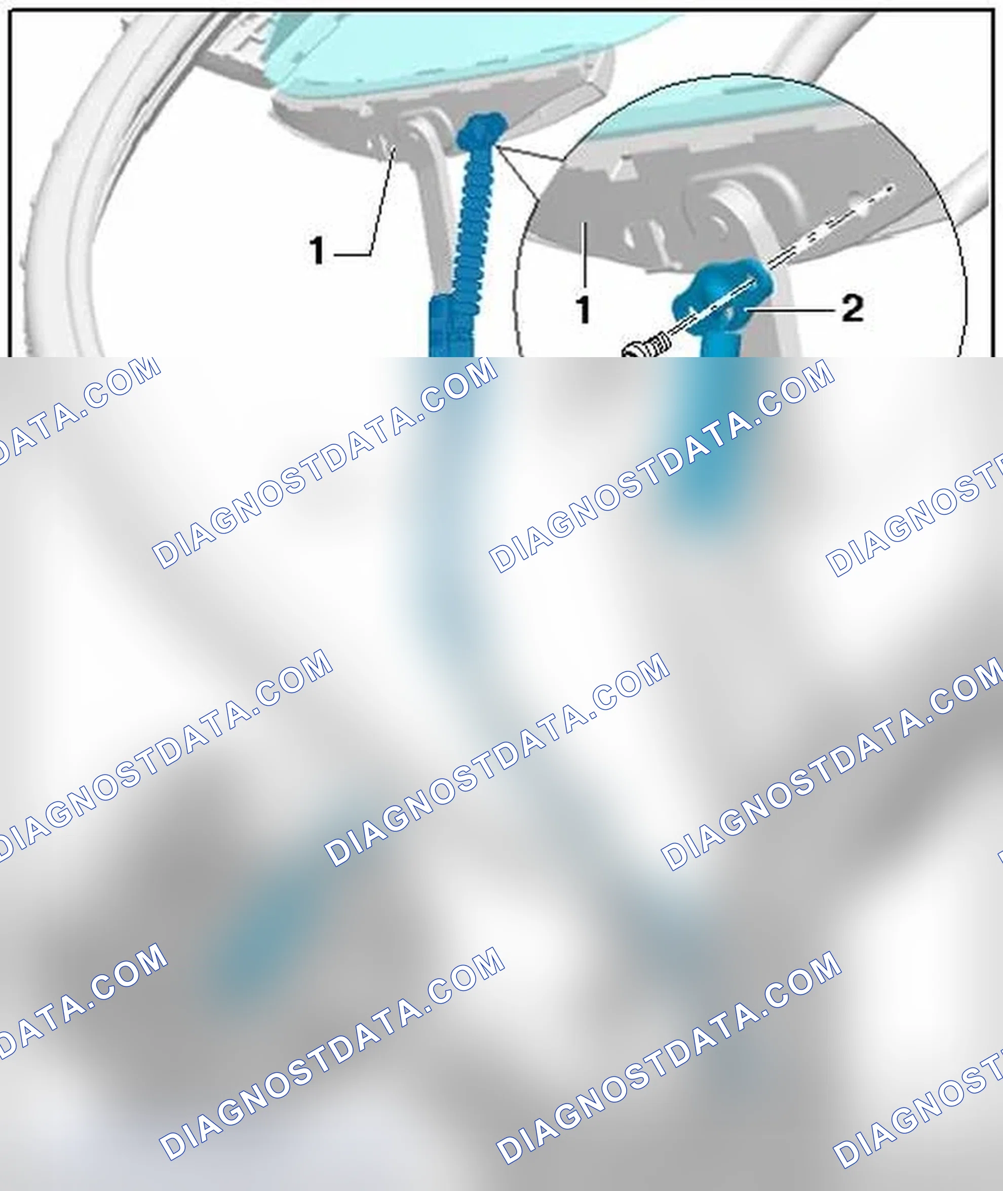 Scheme 53: REAR WINDOW RELEASE CABLE