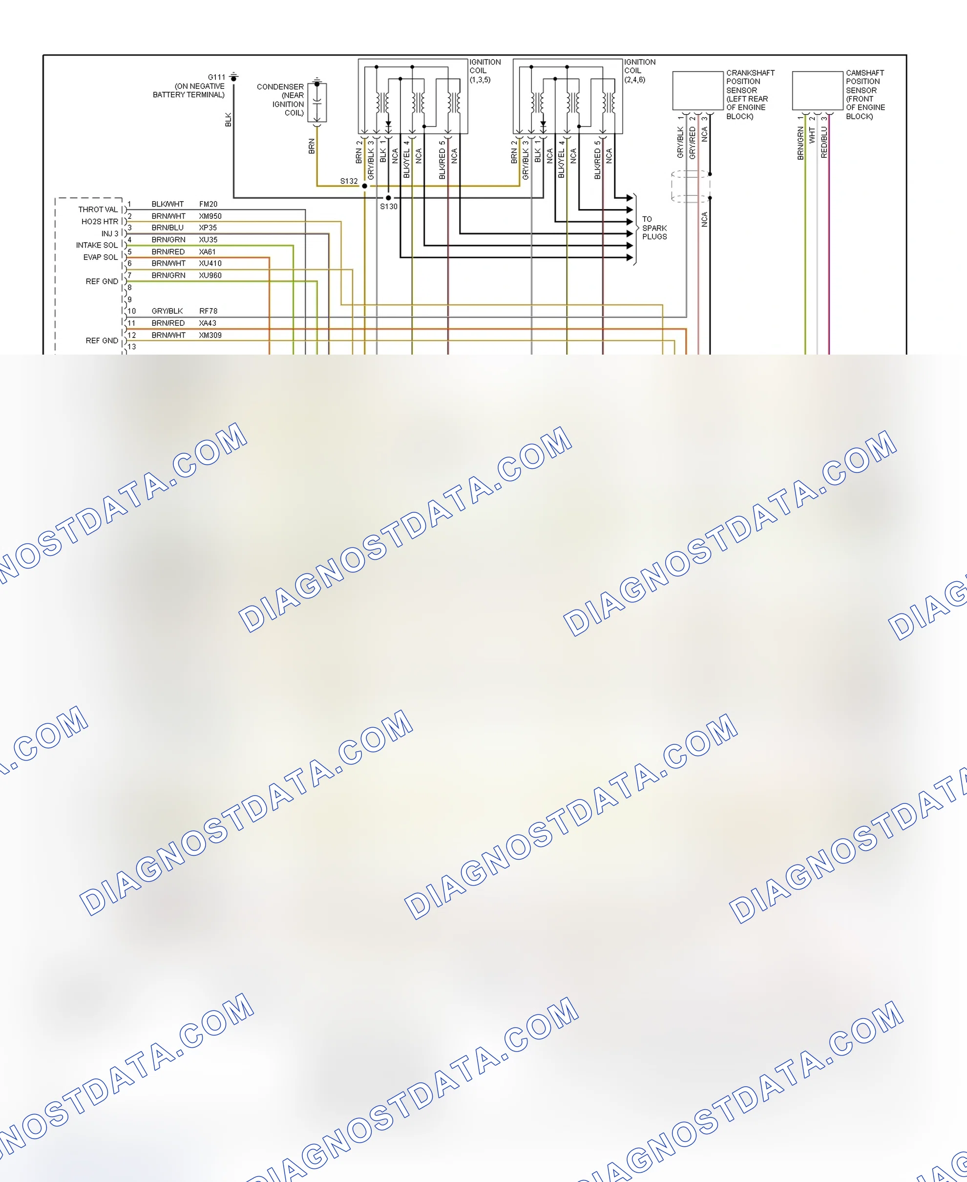 Scheme 31: PCM Wiring Diagram (Catera - 3.0L - 1 Of 3)