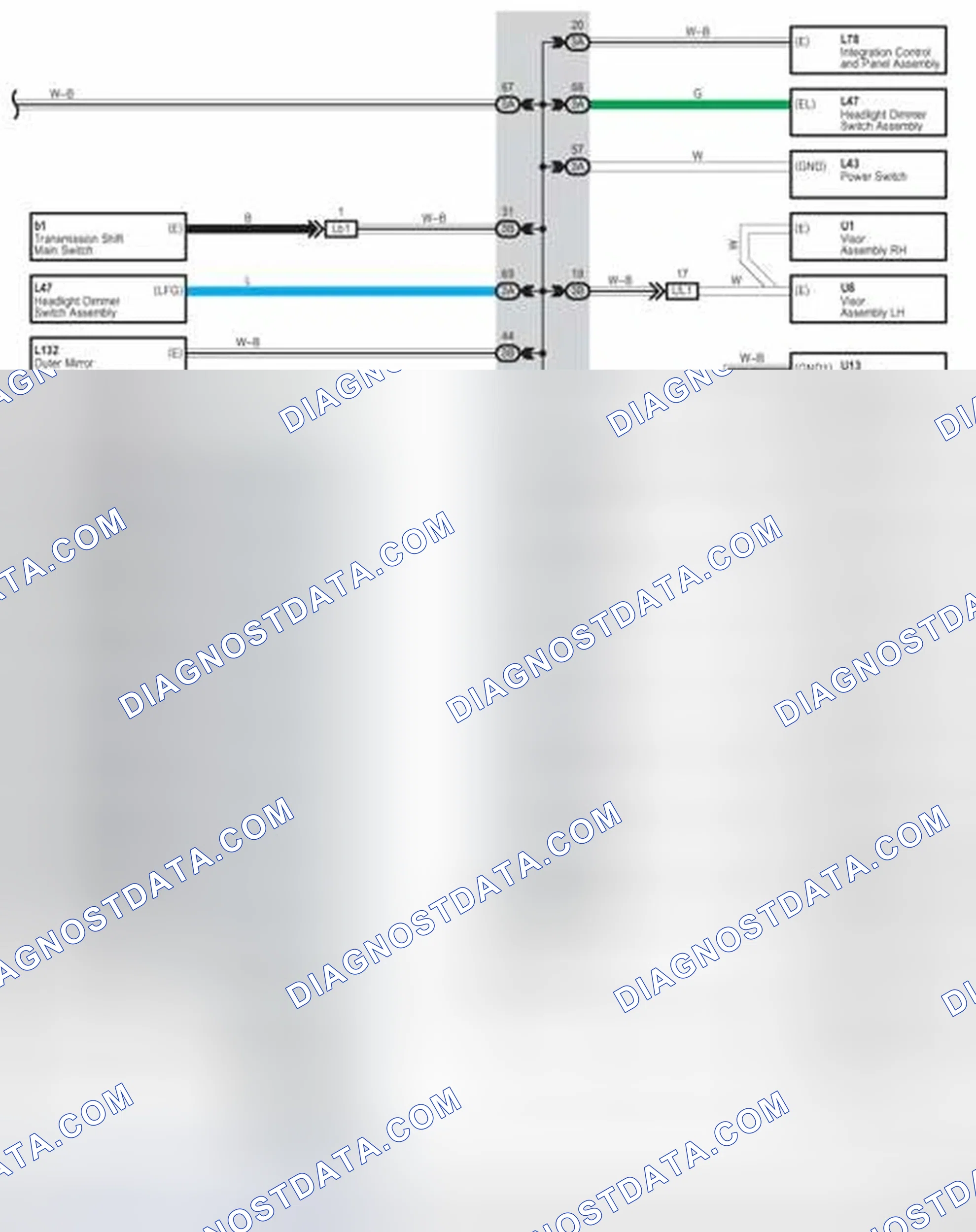 Scheme 608: Ground Point Electrical Wiring Diagram (6 Of 8)