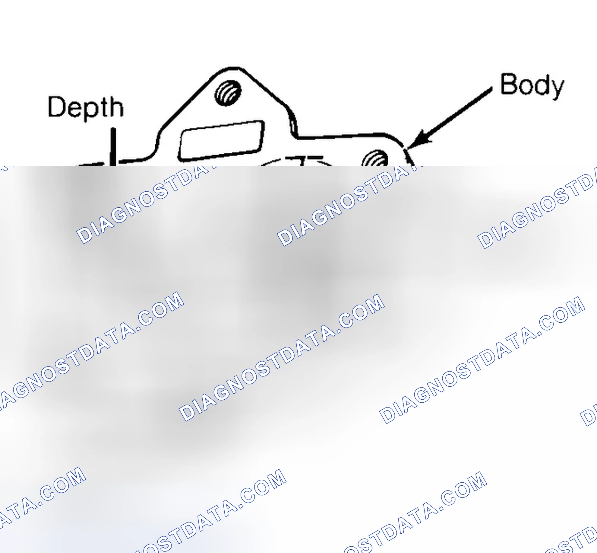 Scheme 35: Measuring Oil Pump Gear Cavity