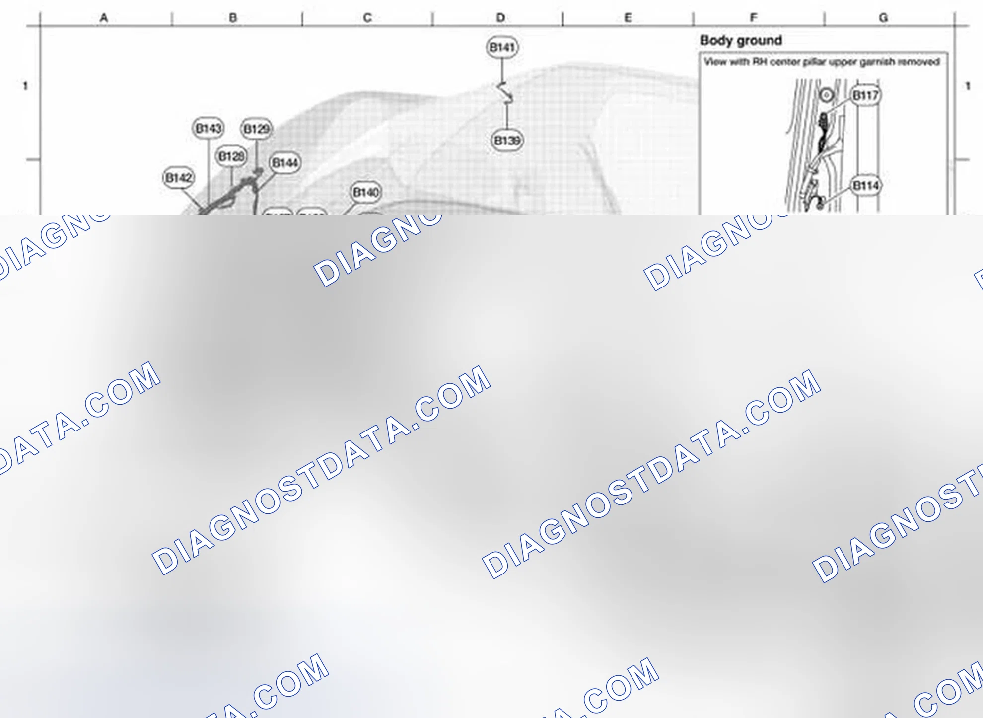 Scheme 36: BODY NO. 2 HARNESS (SEDAN)