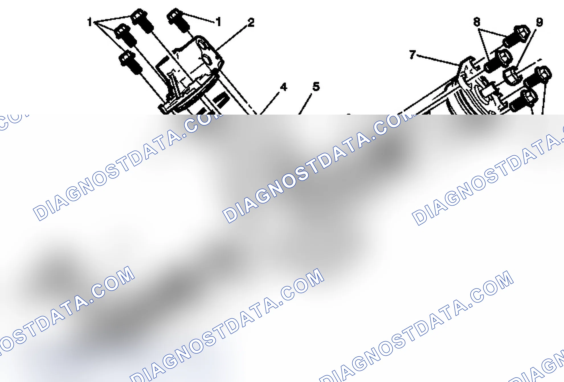Scheme 4: Power Steering Gear Disassembled View (684 Gear)