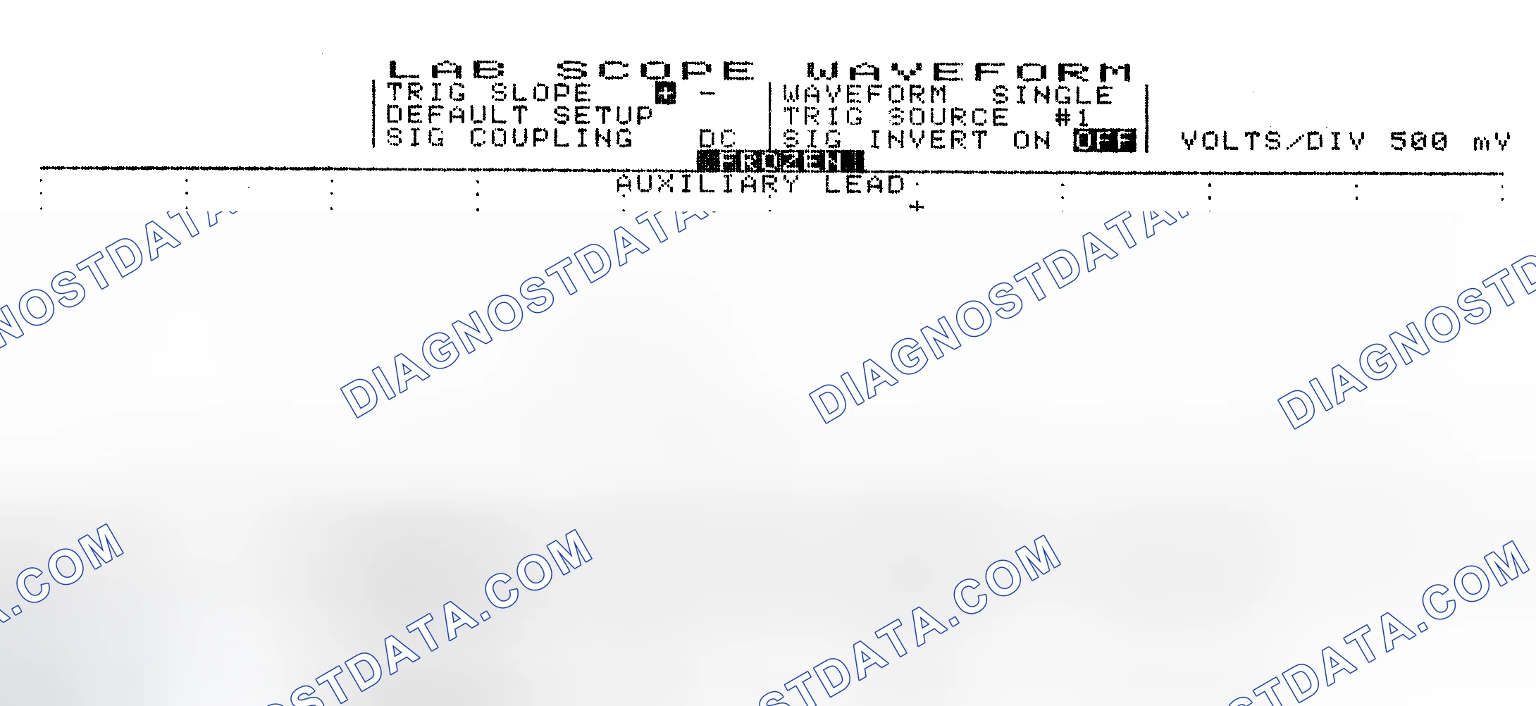Scheme 10: Single Injector w/Excessive Current Flow - Current Pattern
