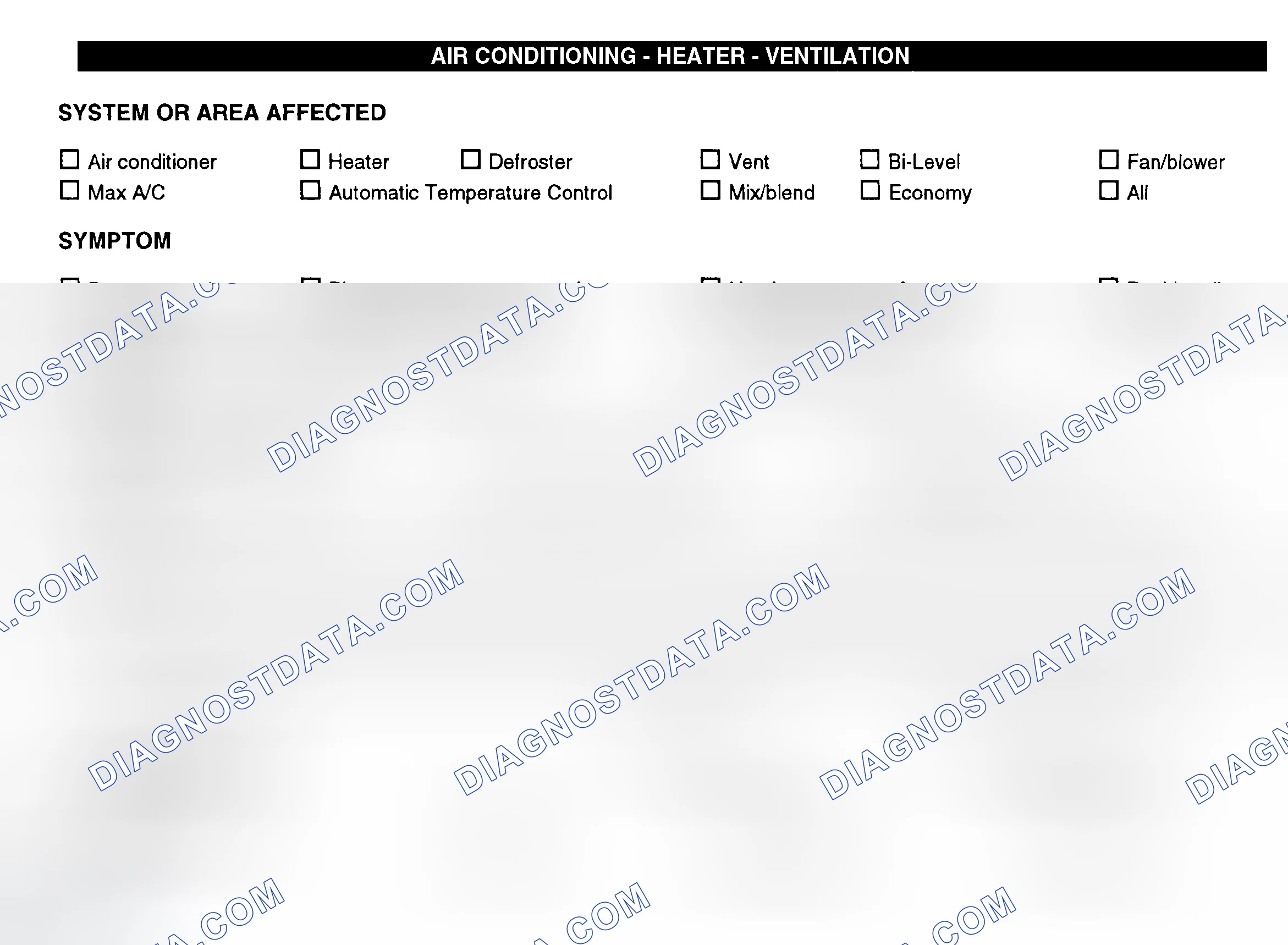 Scheme 8: Air Conditioning, Heater & Ventilation