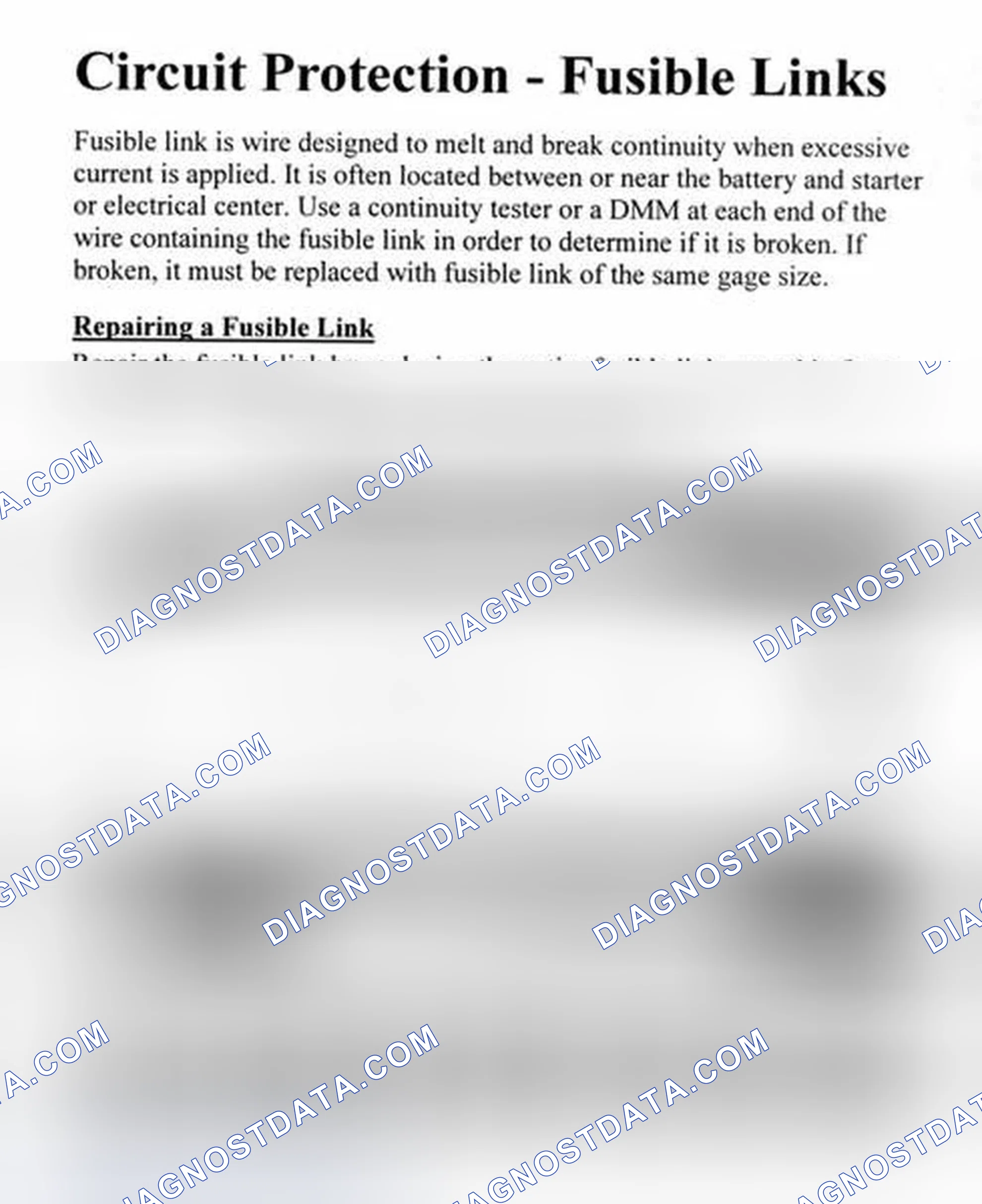 Scheme 1: FUSIBLE LINKS
