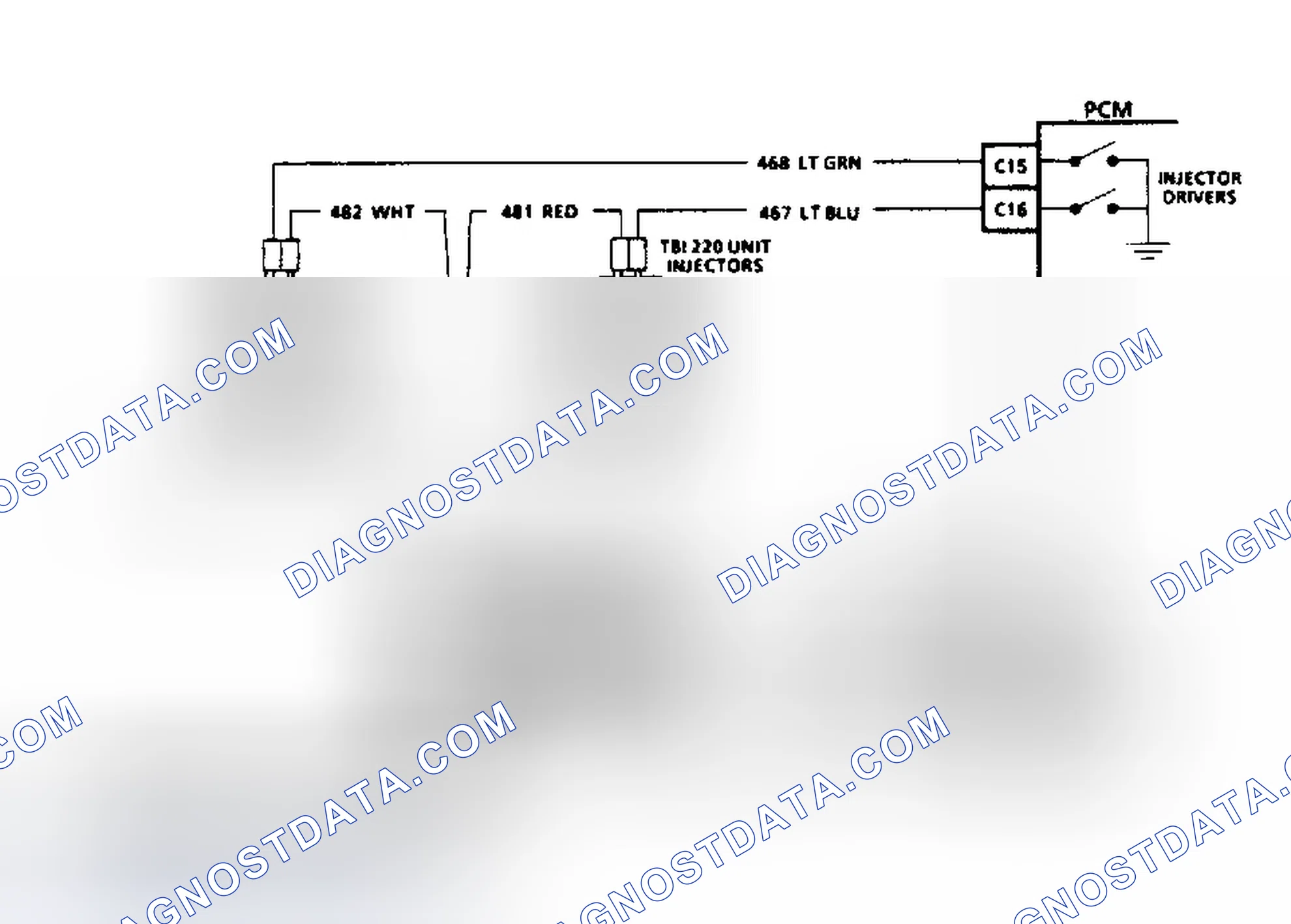 Scheme 10: HEI Ignition & Injector Circuits (2.8L, 4.3L TBI, 5.0L, 5.7L & 7.4L With 4L80-E Transmission)