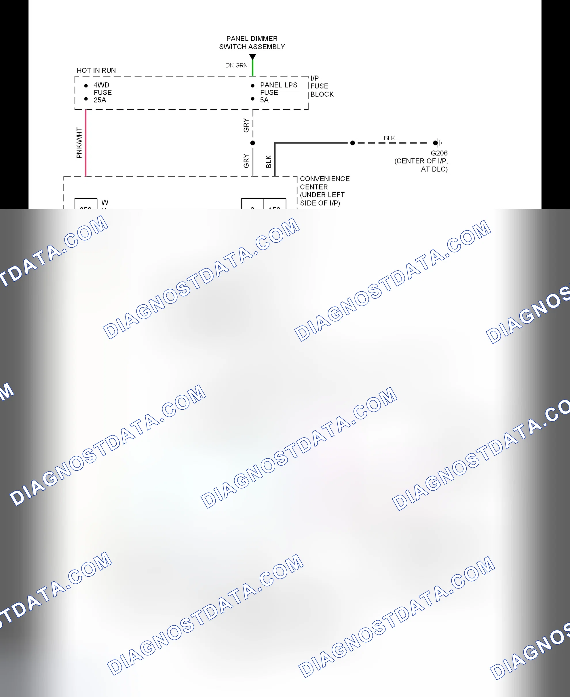 Scheme 8: Transfer Case Circuit (1993 H/D 4-Speed A/T)