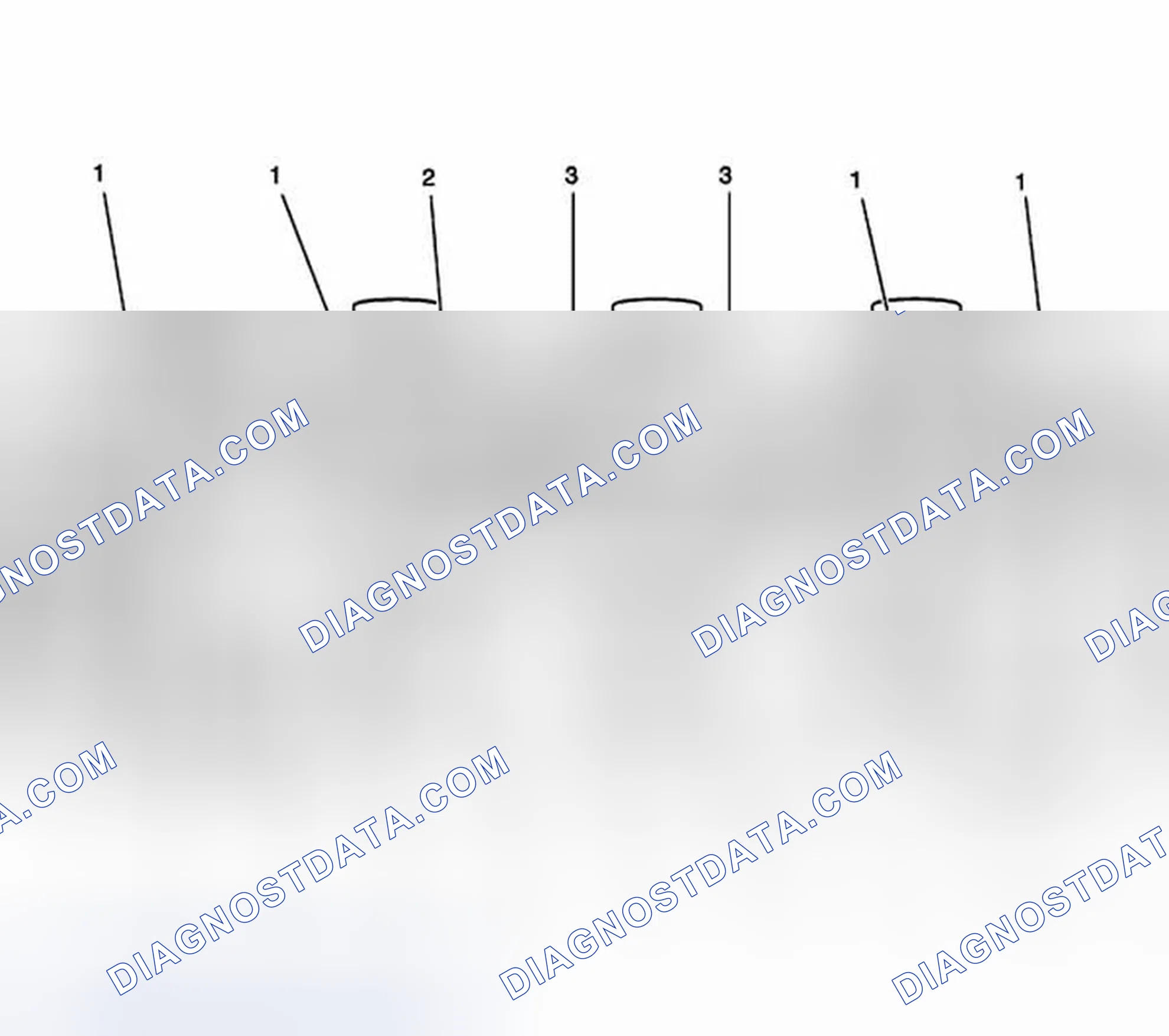 Scheme 195: Left Cylinder Head Exhaust Face