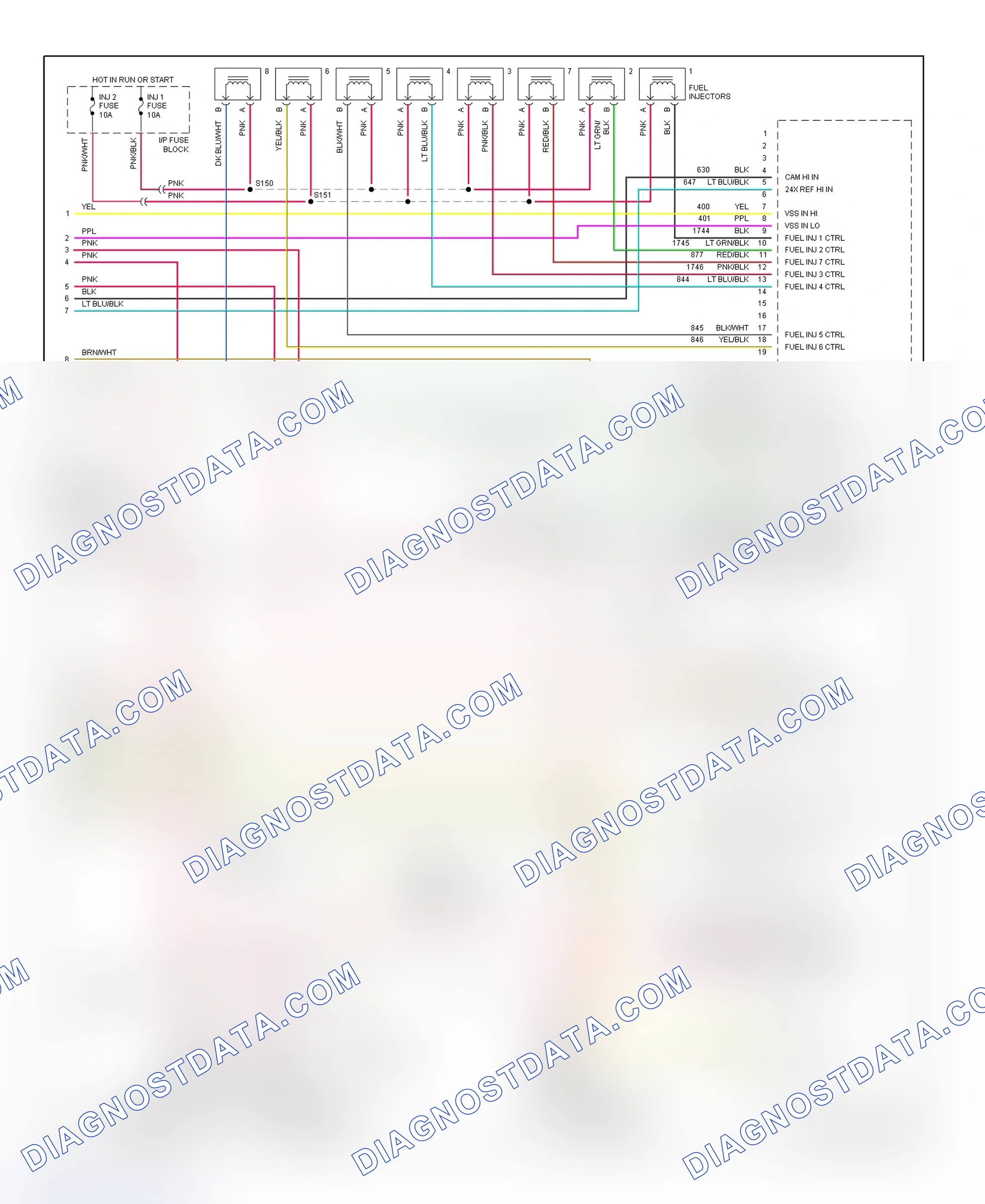Scheme 14: PCM Wiring Diagram (Aurora - 4.0L - 4 Of 4)