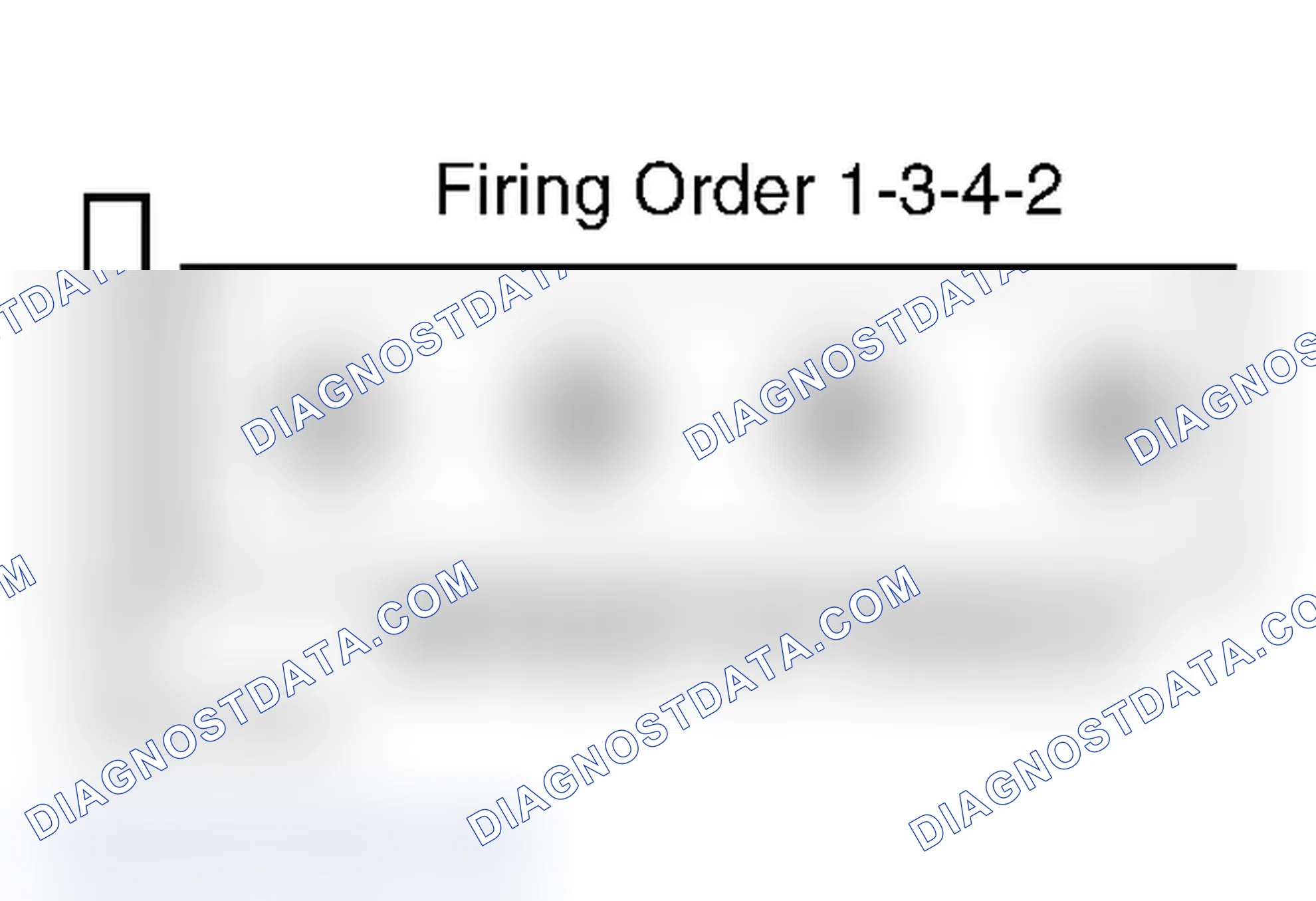 Scheme 1: Firing Order (1.3L, 1.8L, 1.9L, 2.2L & 2.4L)