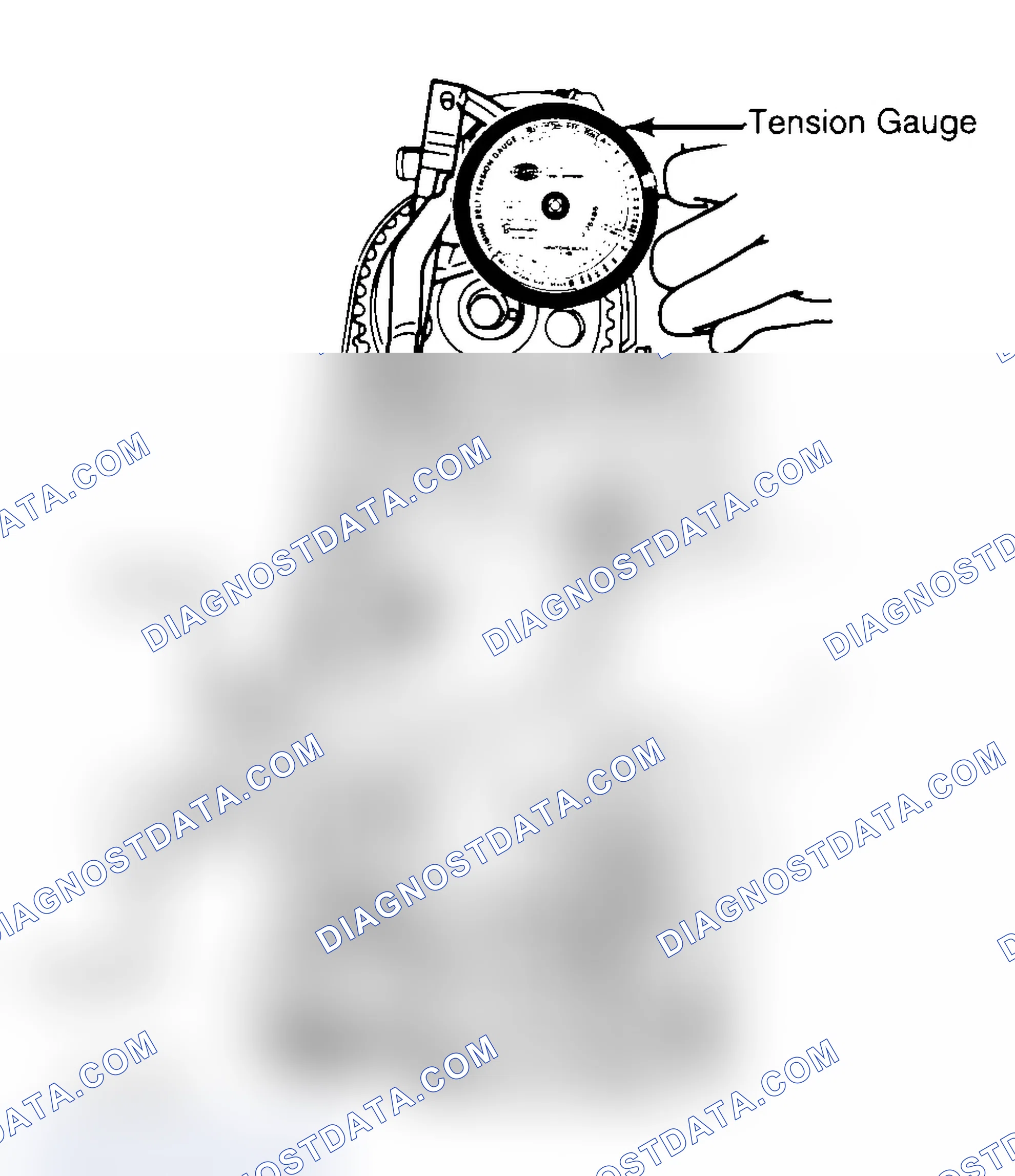 Scheme 28: Adjusting Typical Timing Belt Tension