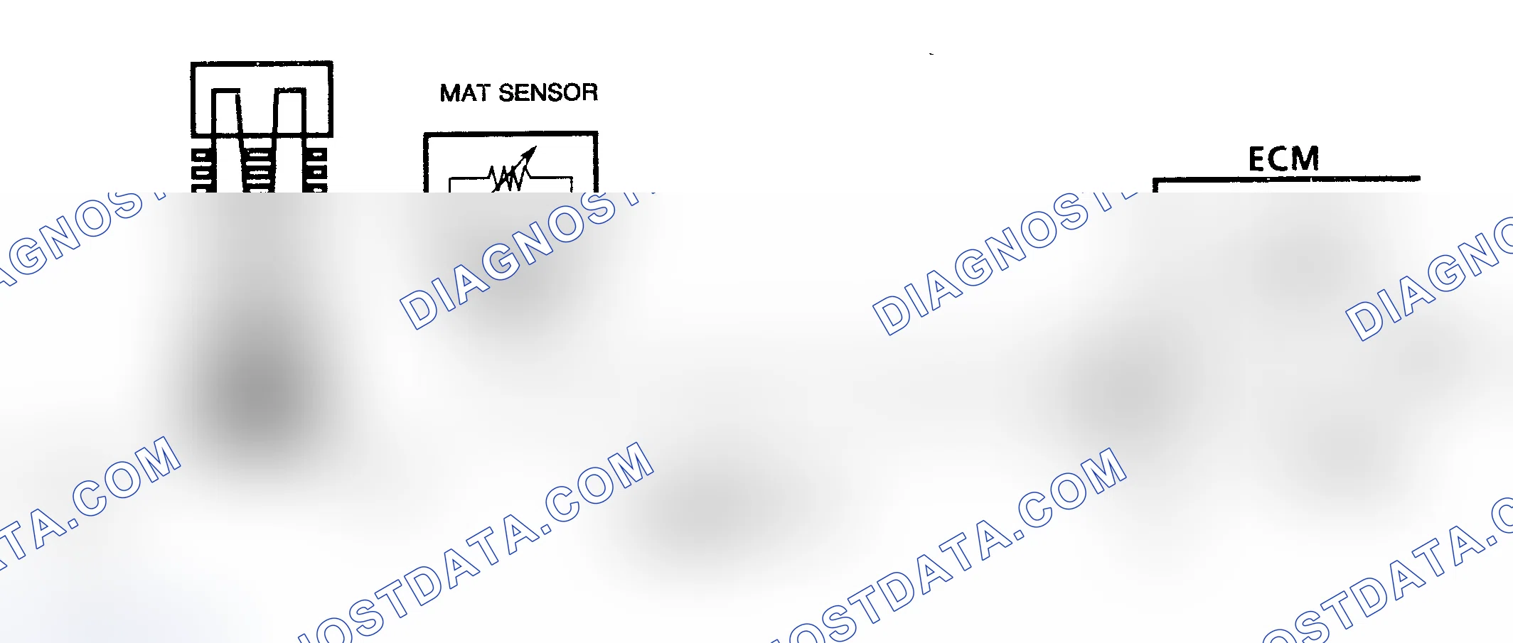 Scheme 230: CODE 23 - MAT Sensor Temp. Low Schematic (3.8L & 4.3L CPI)